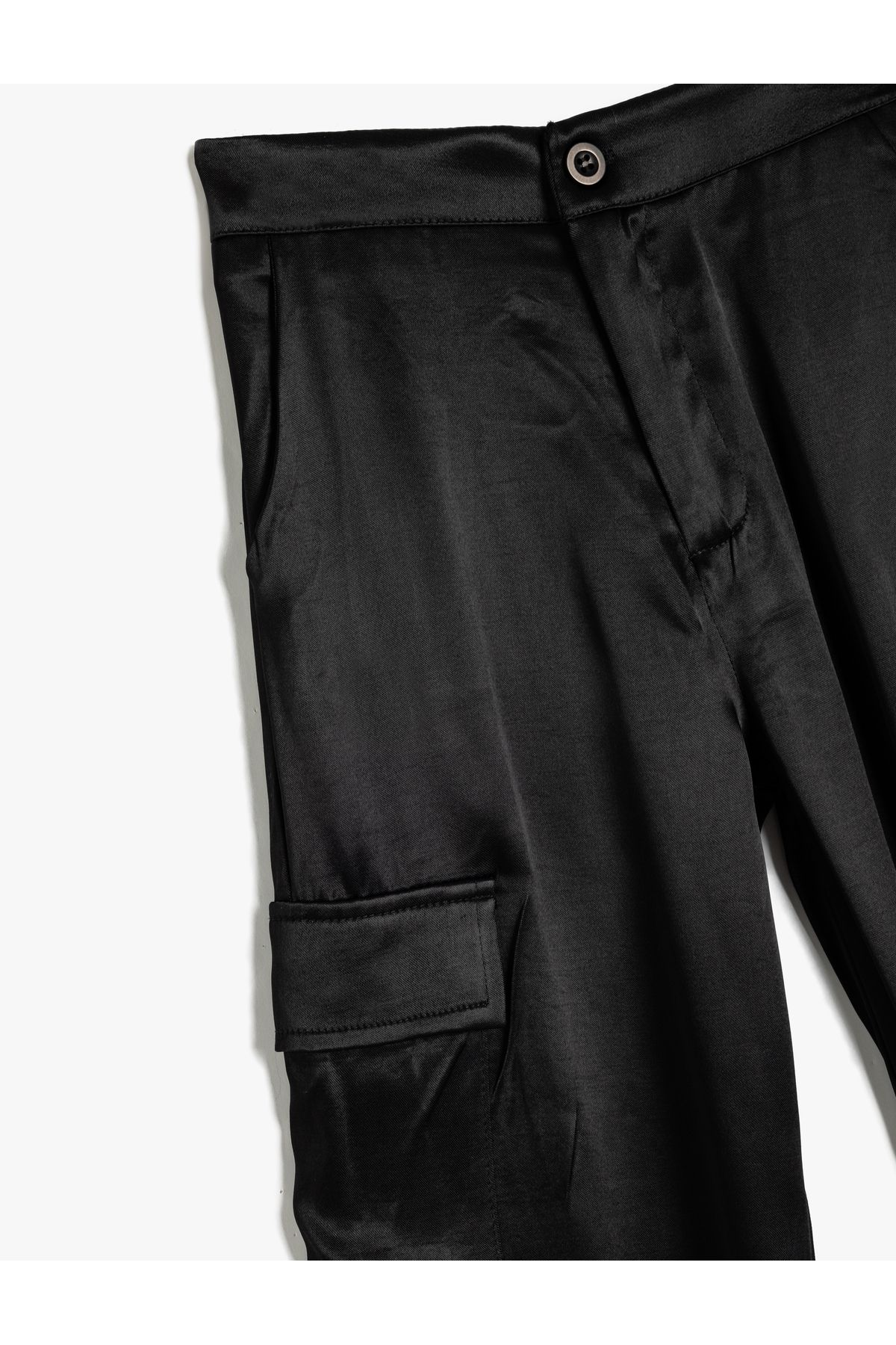 Koton-Viscose Fabric Cargo Pocket Jogger Pants 3