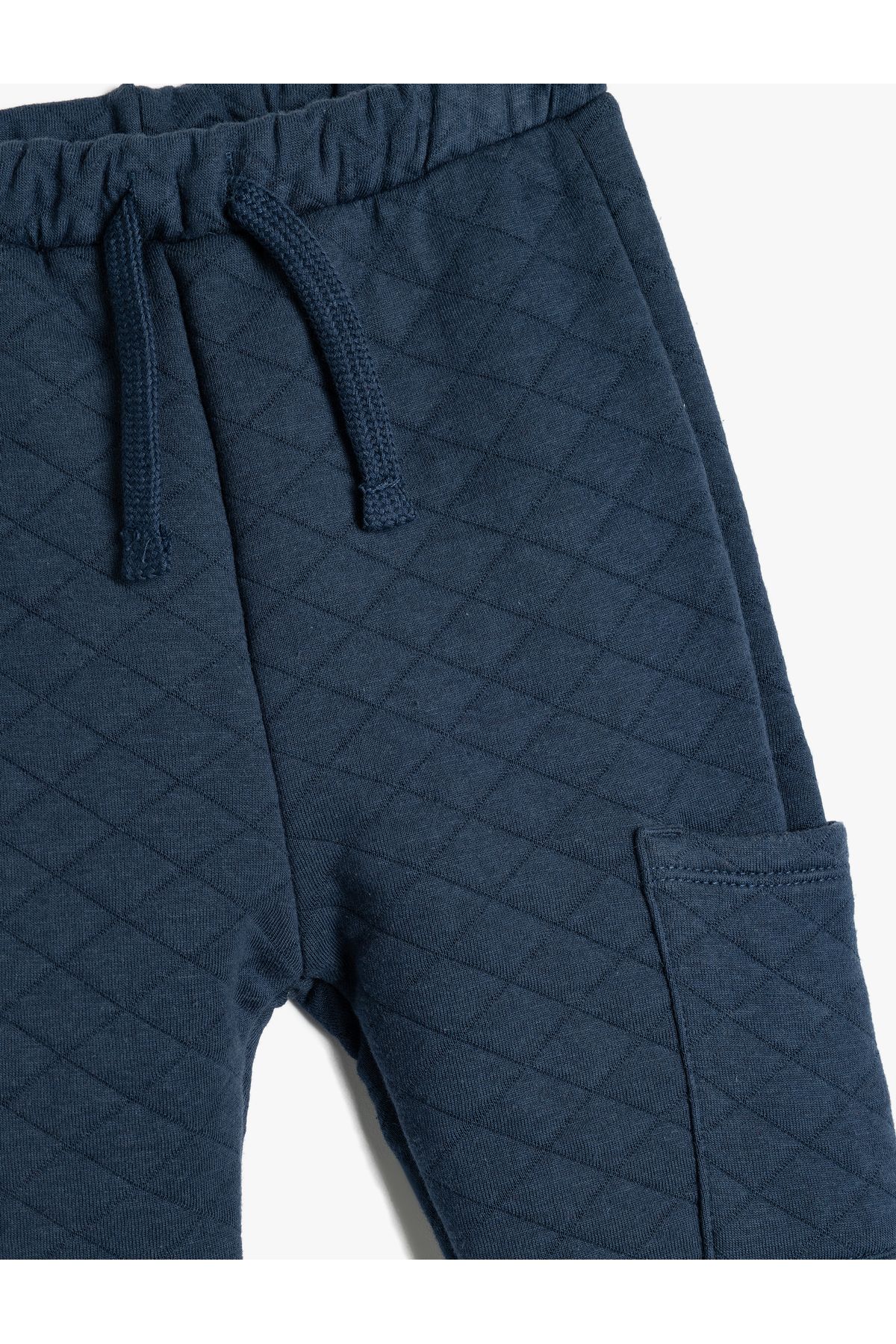 Koton-Quilted Jogger Sweatpants - Basic Model with Pockets 3