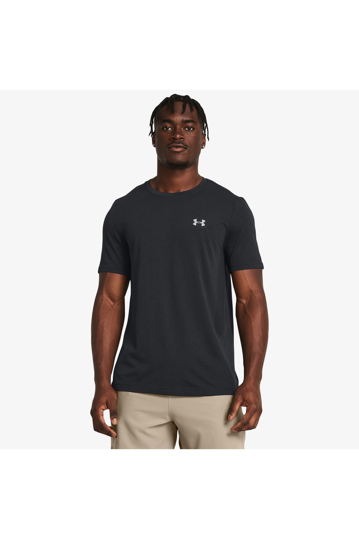 تی شرت مشکی مردانه روزانه سیاه آندر آرمور Under Armour