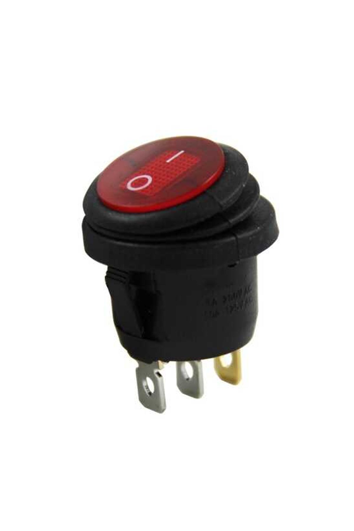 Go İthalat IC-131W YUVARLAK 220 VOLT IŞIKLI SU GEÇİRMEZ ON/OFF ANAHTAR (4401)