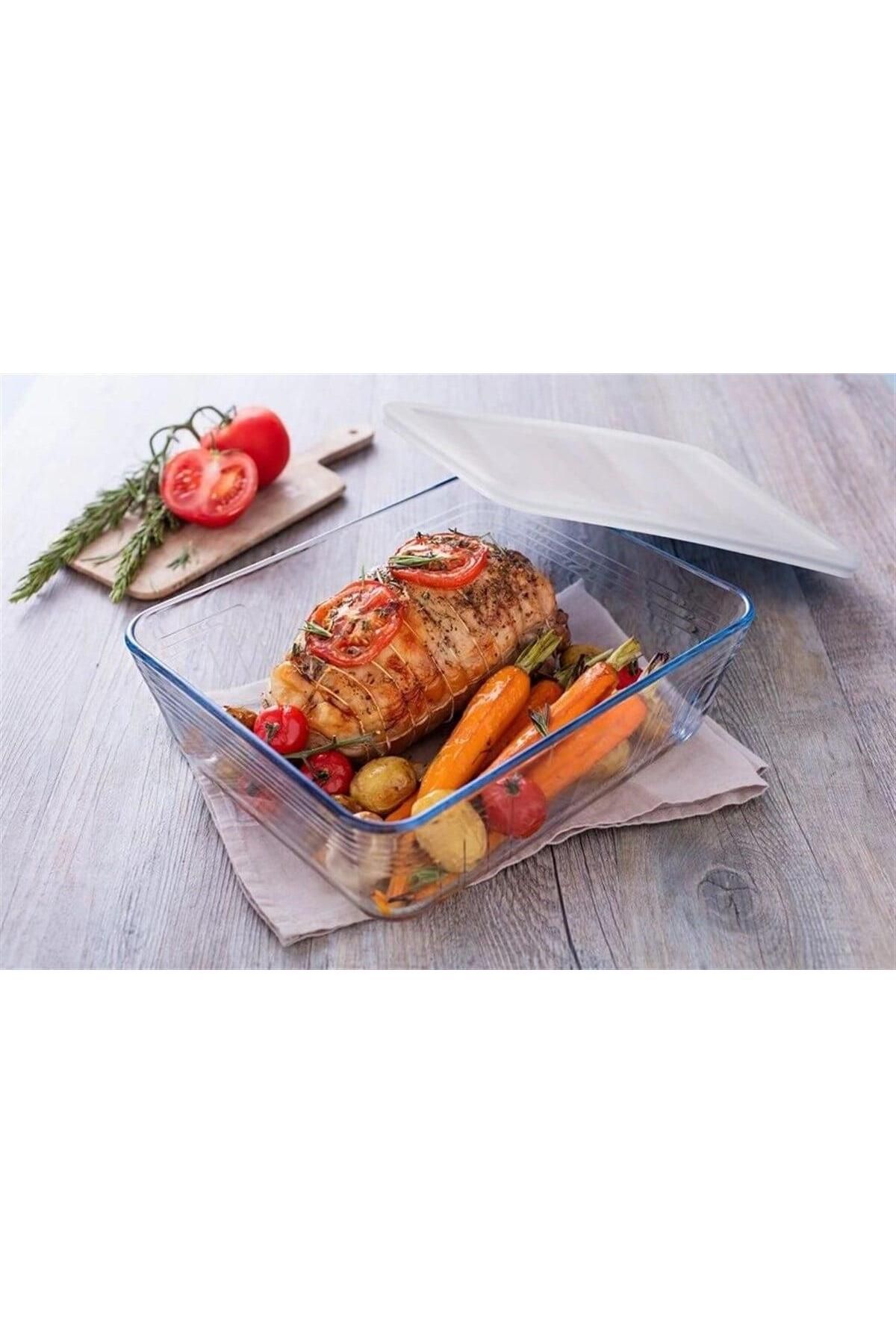 Pyrex-Rectangular Storage Container with Lid 4 L 3