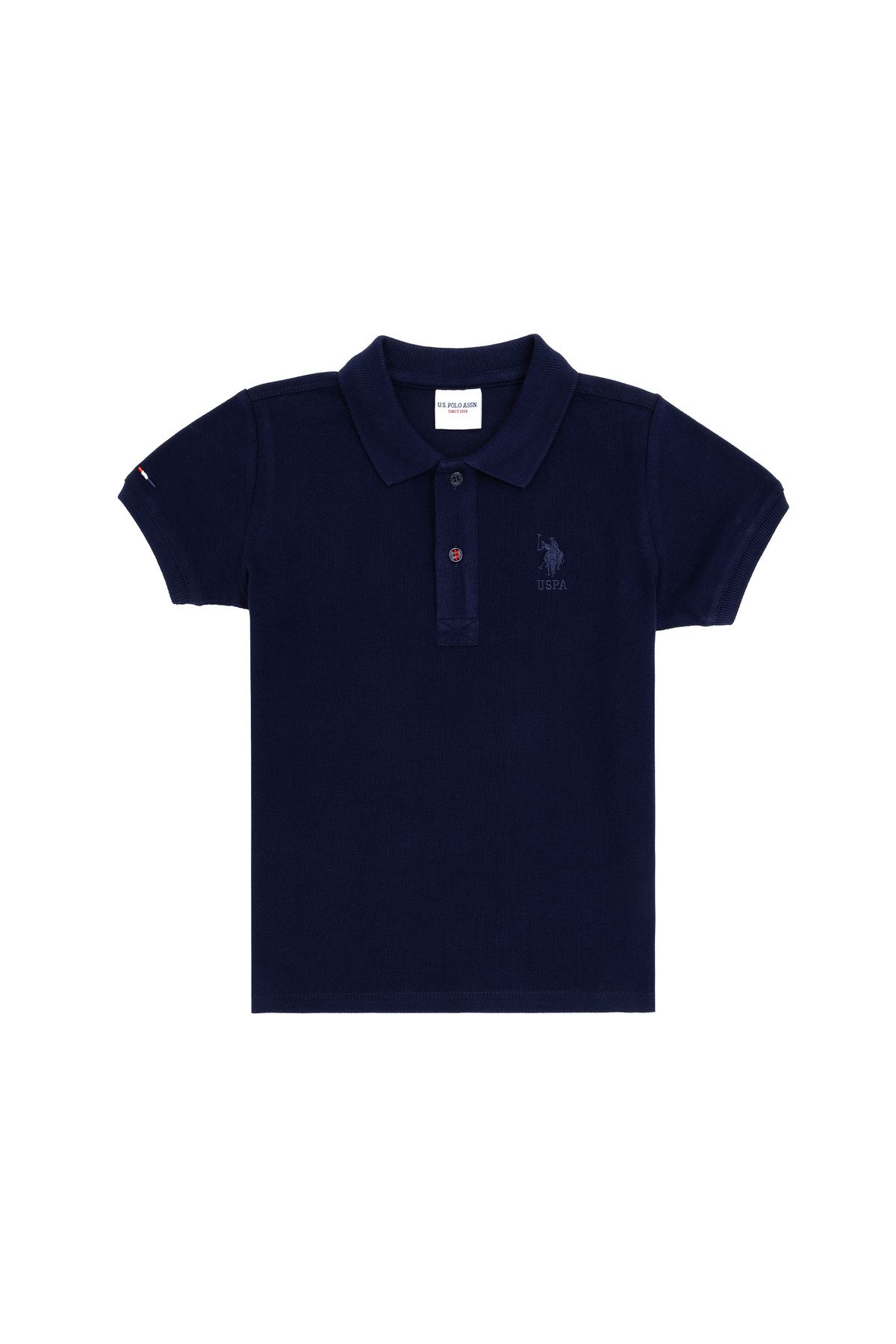 Erkek Çocuk Lacivert Basic Polo Yaka Tişört 50279572-VR033