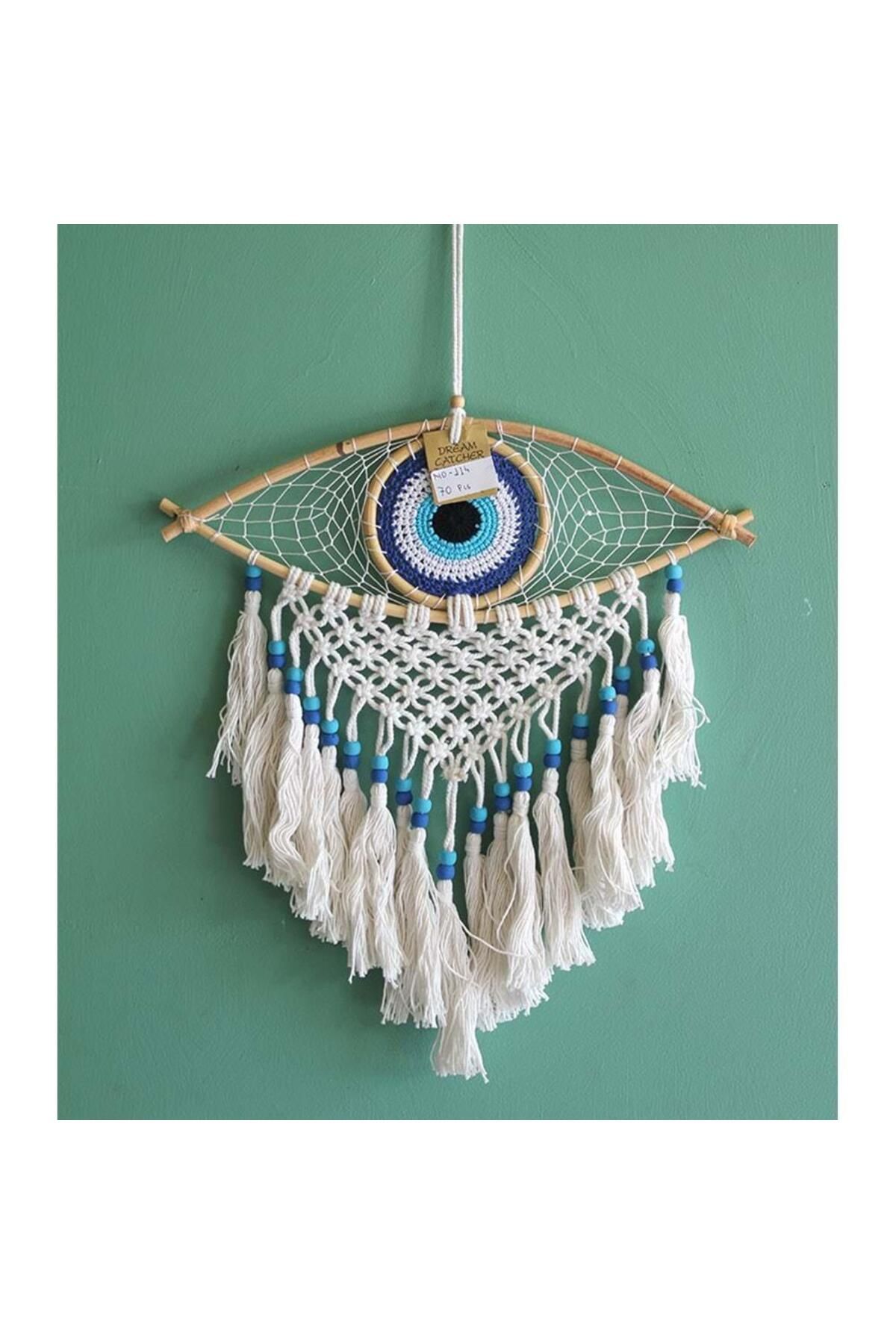 ROİSYA Rüya Kapanı Düş Kapanı Dream Catcher Göz Tasarımı