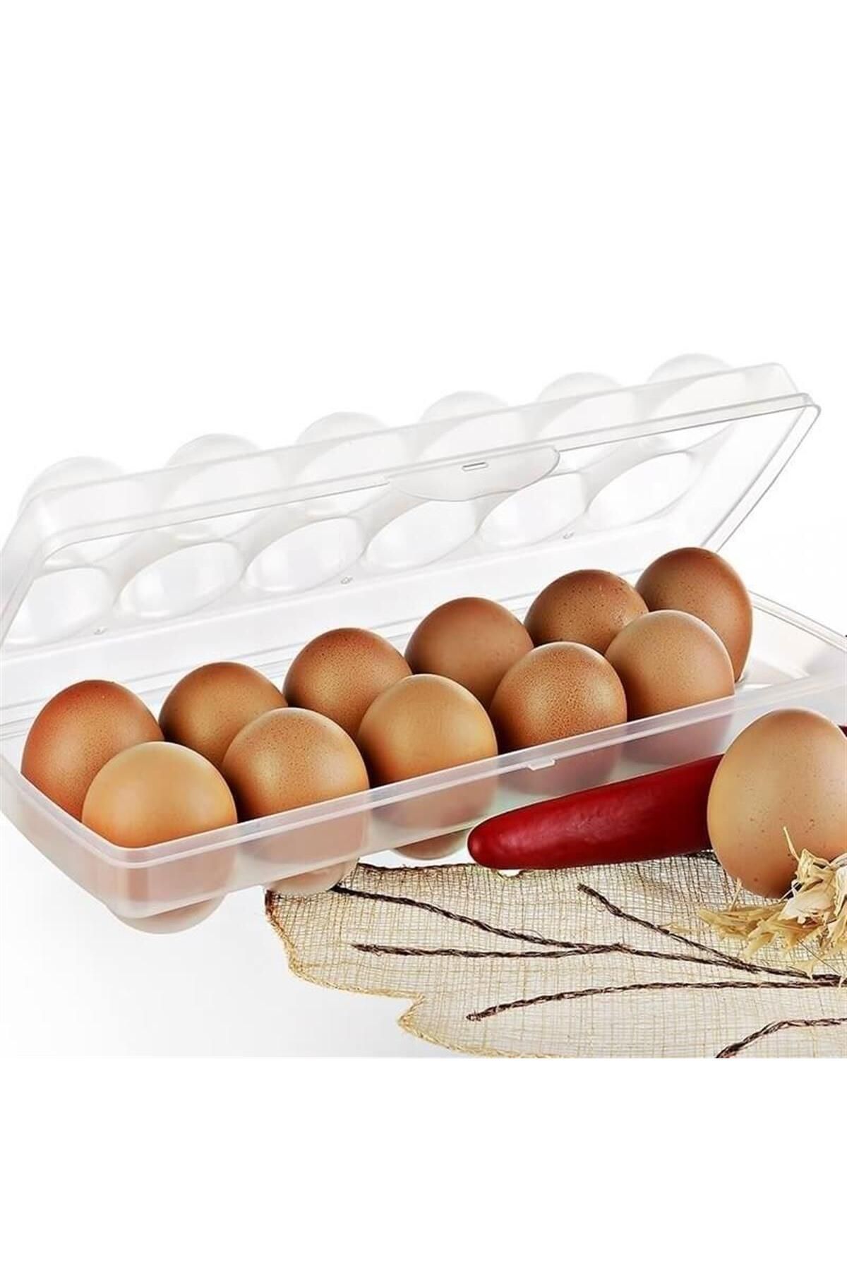 BRAVES-Egg Storage Container, 12 Compartments Egg Storage Container, Egg Box 1