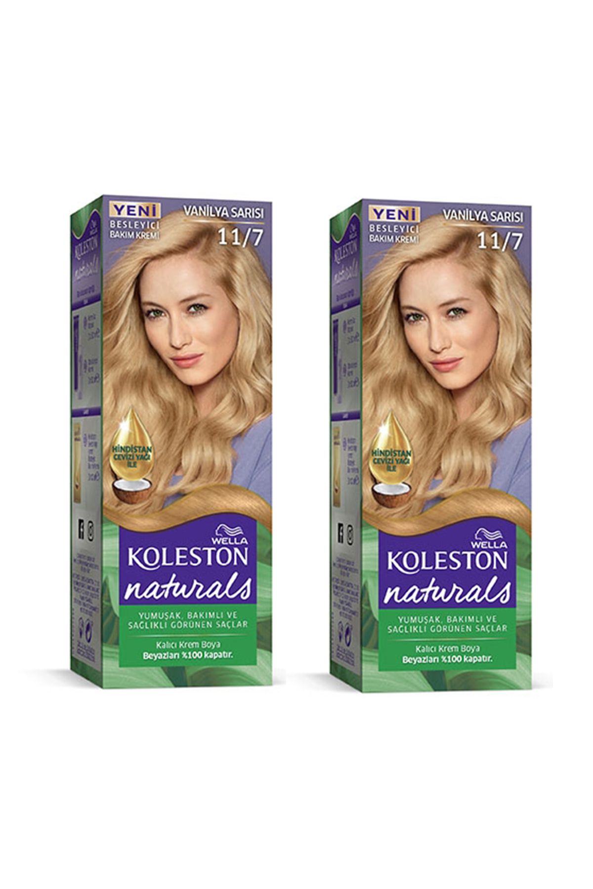 karadağsb Naturals Saç Boyası Vanilya Sarısı 11/7 2X Paket