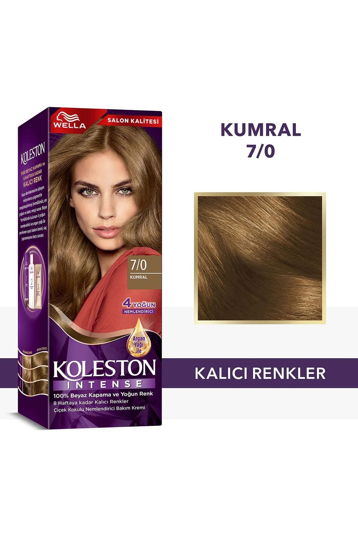karadağsb Koleston Intense Saç Boyası 7/0 Kumral - Salon Kalitesi