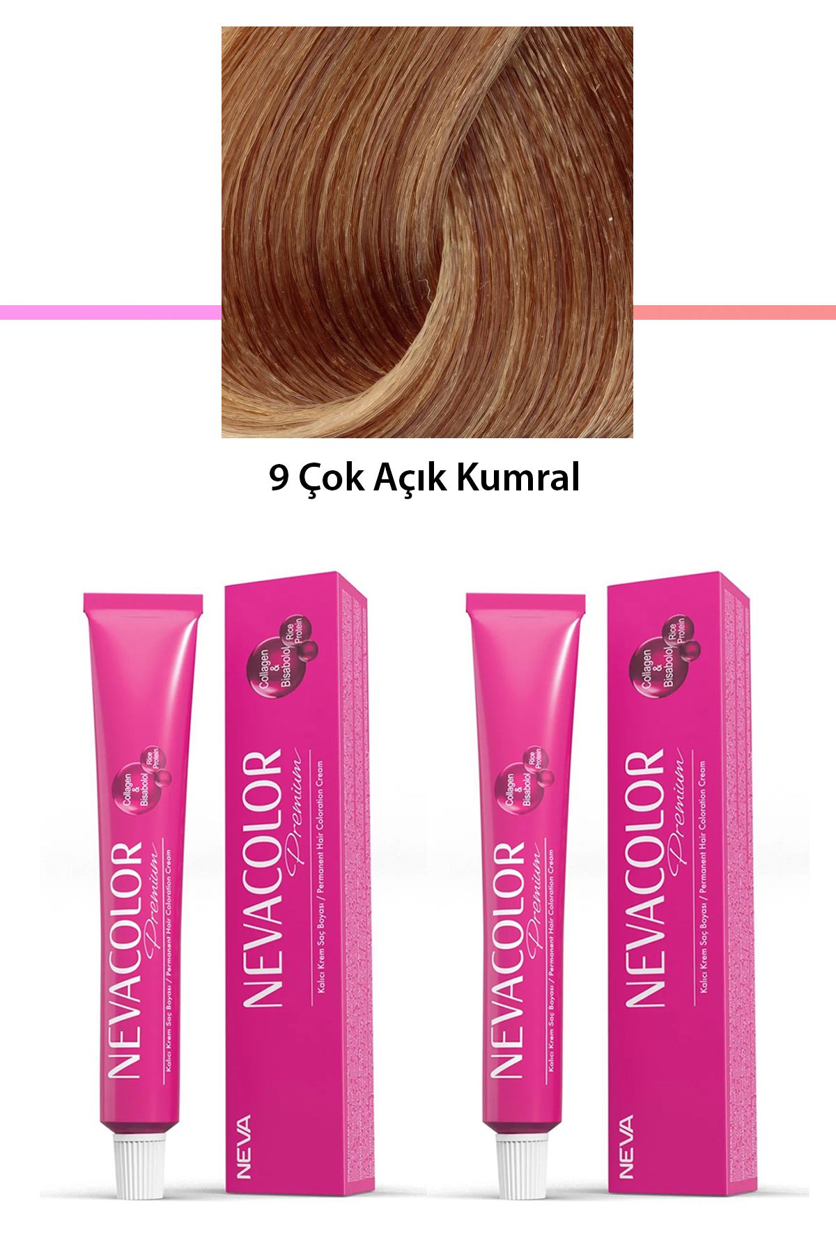 NETWORK ART 2 li Set Premium 9 Çok Açık Kumral - Kalıcı Krem Saç Boyası 2 X 50 g Tüp