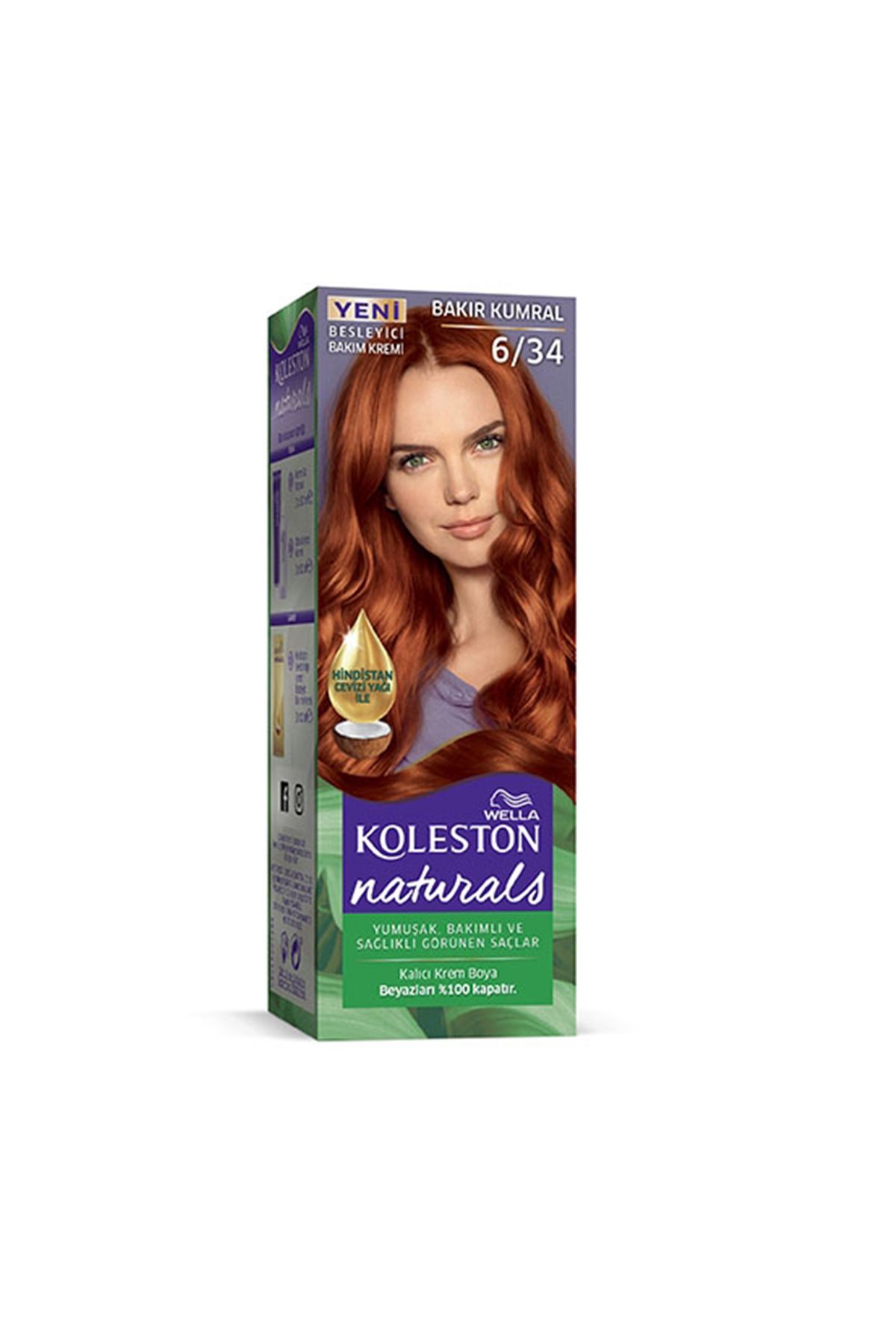 karadağsb Naturals Saç Boyası Bakır Kumral 6/34