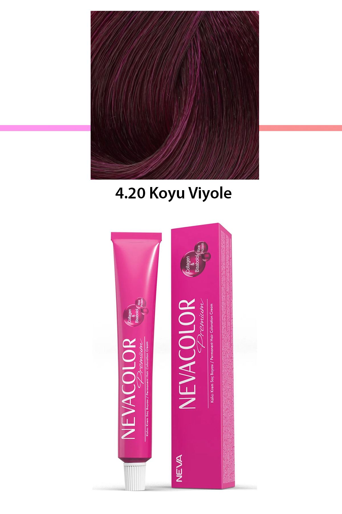 karadağsb Premium 4.20 Koyu Viyole - Kalıcı Krem Saç Boyası 50 G Tüp