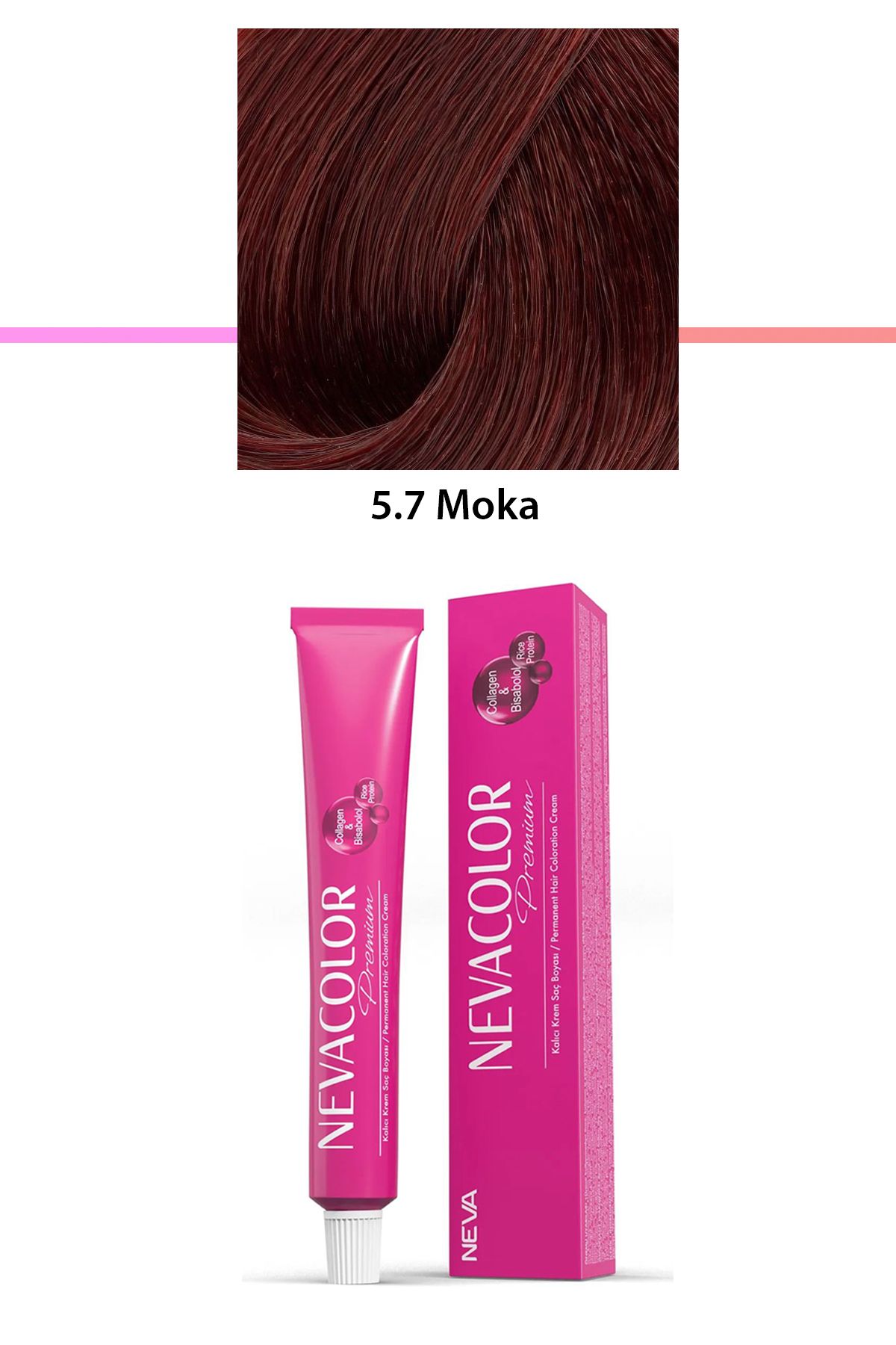 NETWORK ART Premium 5.7 Moka - Kalıcı Krem Saç Boyası 50 g Tüp