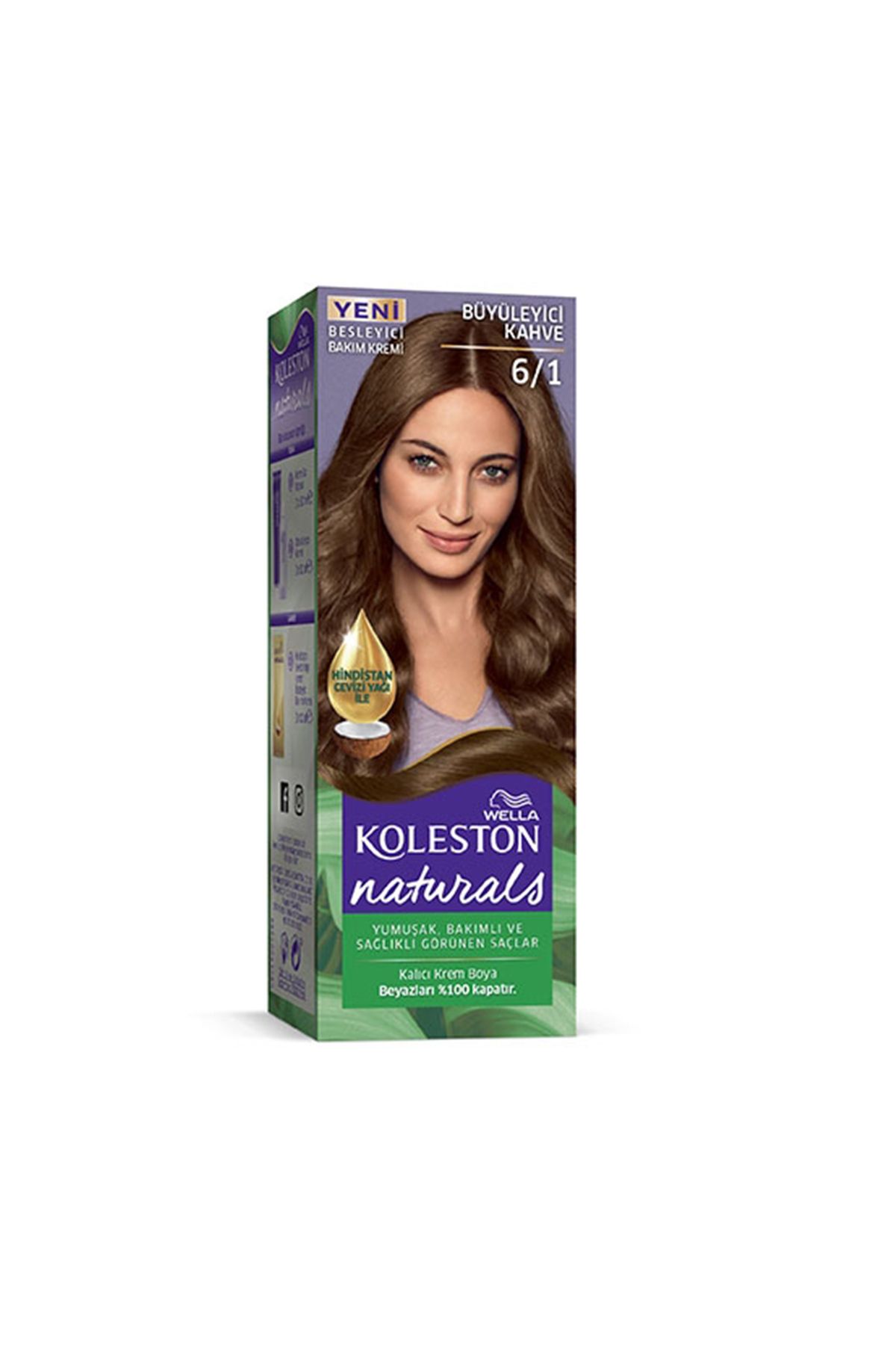 karadağsb Naturals Saç Boyası Büyüleyici Kahve 6/1
