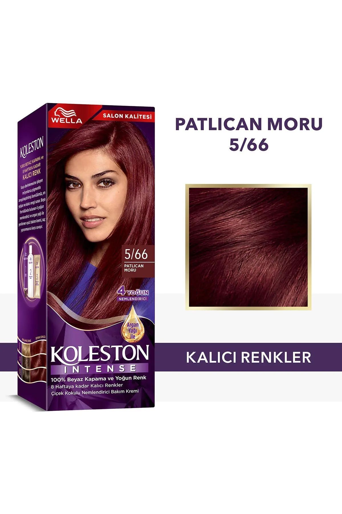 NETWORK ART Koleston Intense Saç Boyası 5/66 Patlıcan Moru - Salon Kalitesi