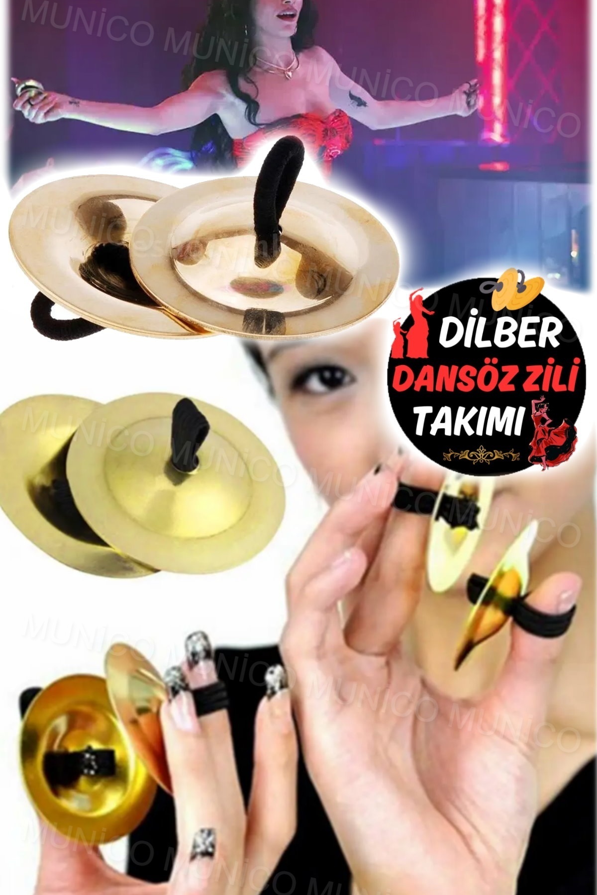 Genel Markalar Göbek Atma Zili Parmak Zili Eğlenceli Şık Şık Aleti Kına Kız Fantezi Aksesuarı Dilber Zili Eğlenceli