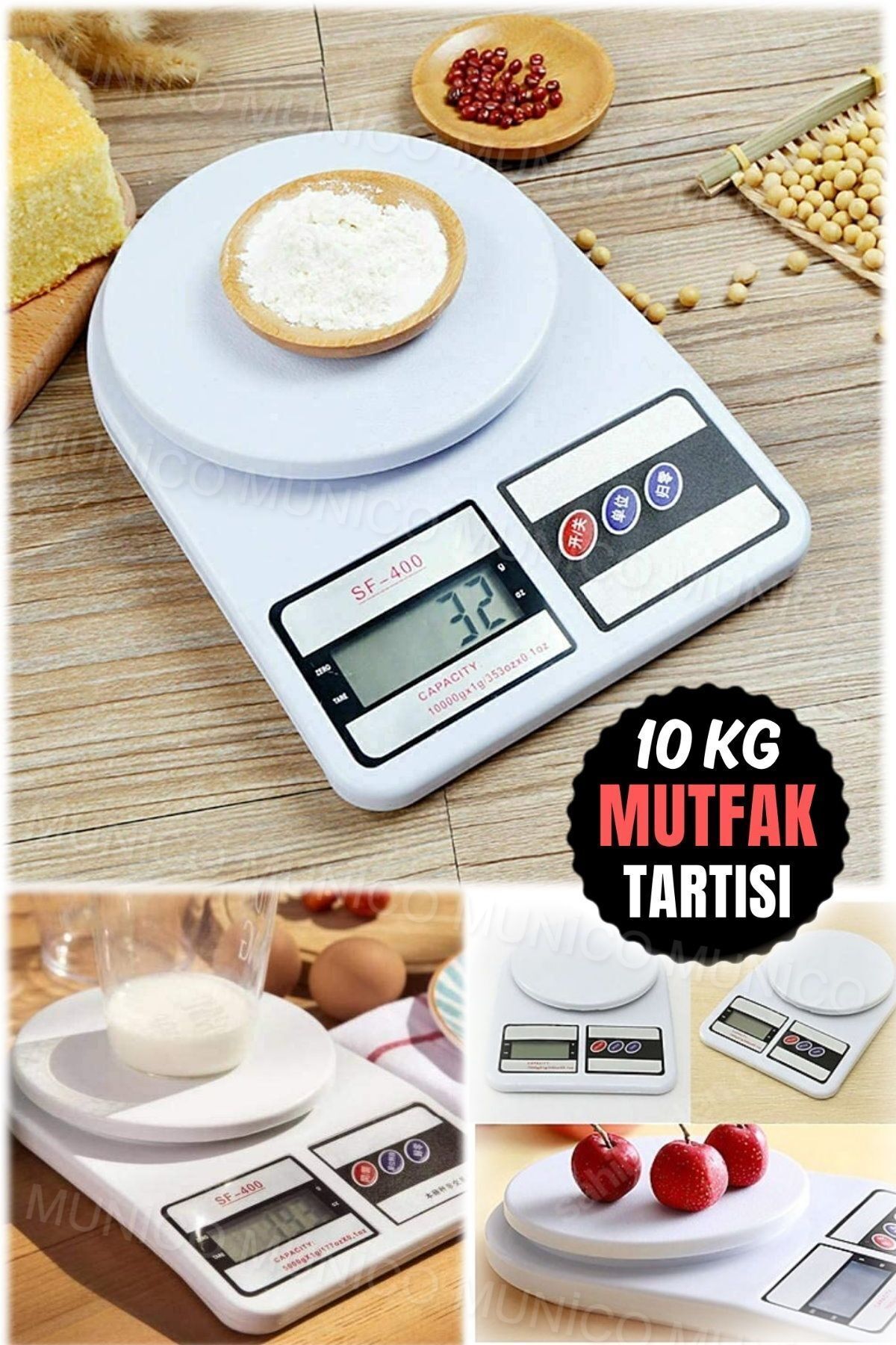 Gaggani Yüksek Hassasiyetli Gıda Tartısı: Sağlıklı Yemekler İçin Hassas Ölçüm Dijital Terazi