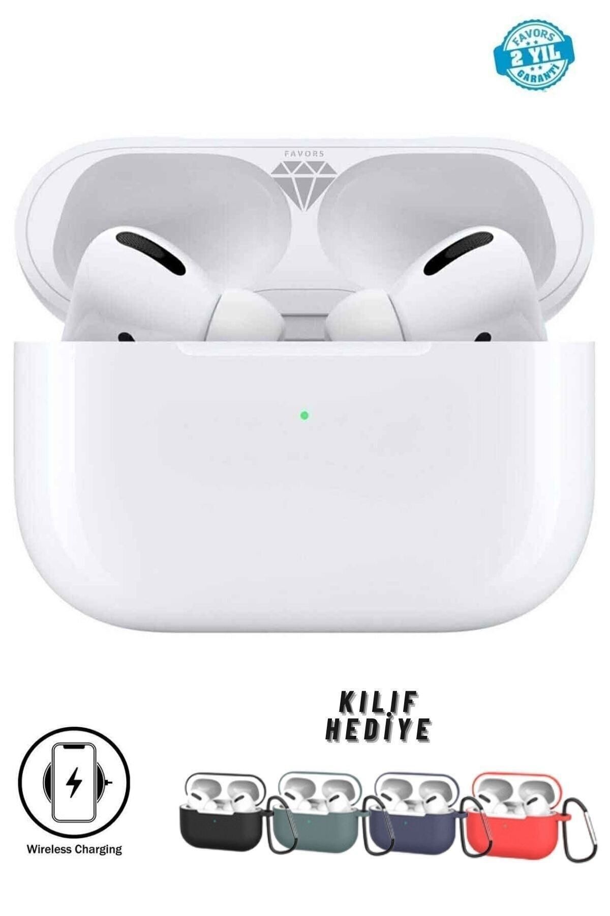 Favors Pro Ios Android Uyumlu Yeni Nesil Wireless Charge Bluetooth Kulaklık Kılıf Hediyeli-4