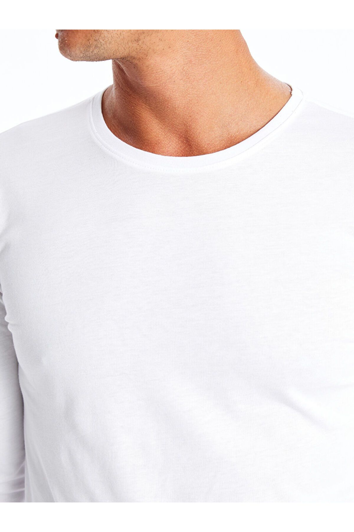 LC Waikiki-Lcw Crew Neck Long Sleeve męski podkoszulek bez rękawów 3