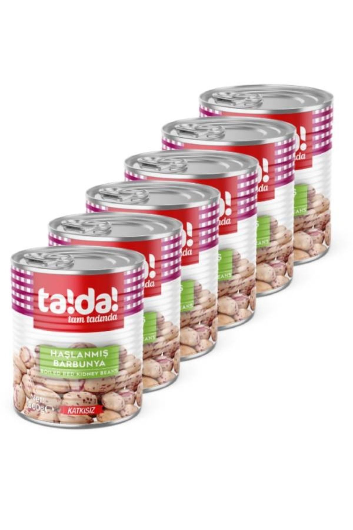 Tada Haşlanmış Barbunya 800 Gr (6 Adet)