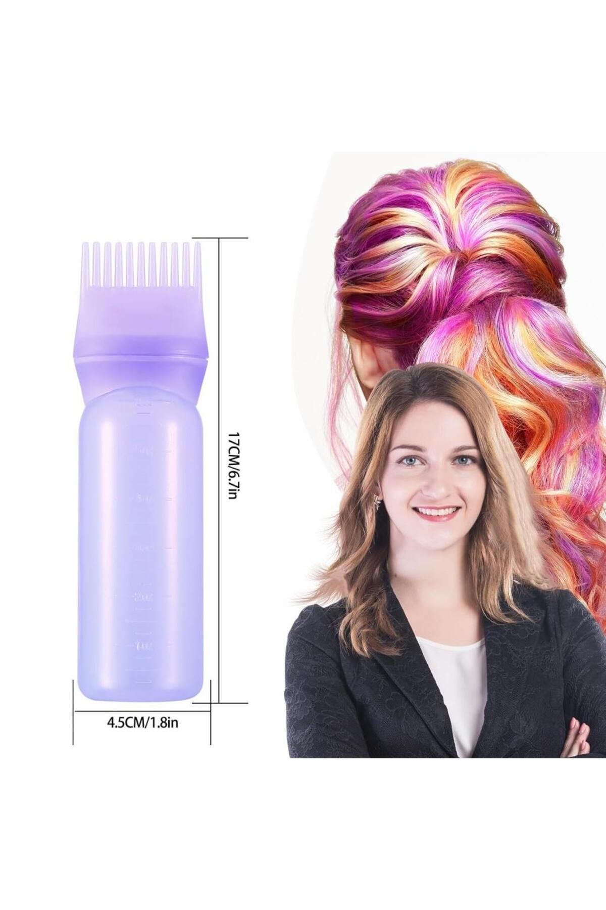 jetfast-2 Comb Hair Coloring Bottles Easy Practical Hair Bottoms Care Oil Application Apparatus 5