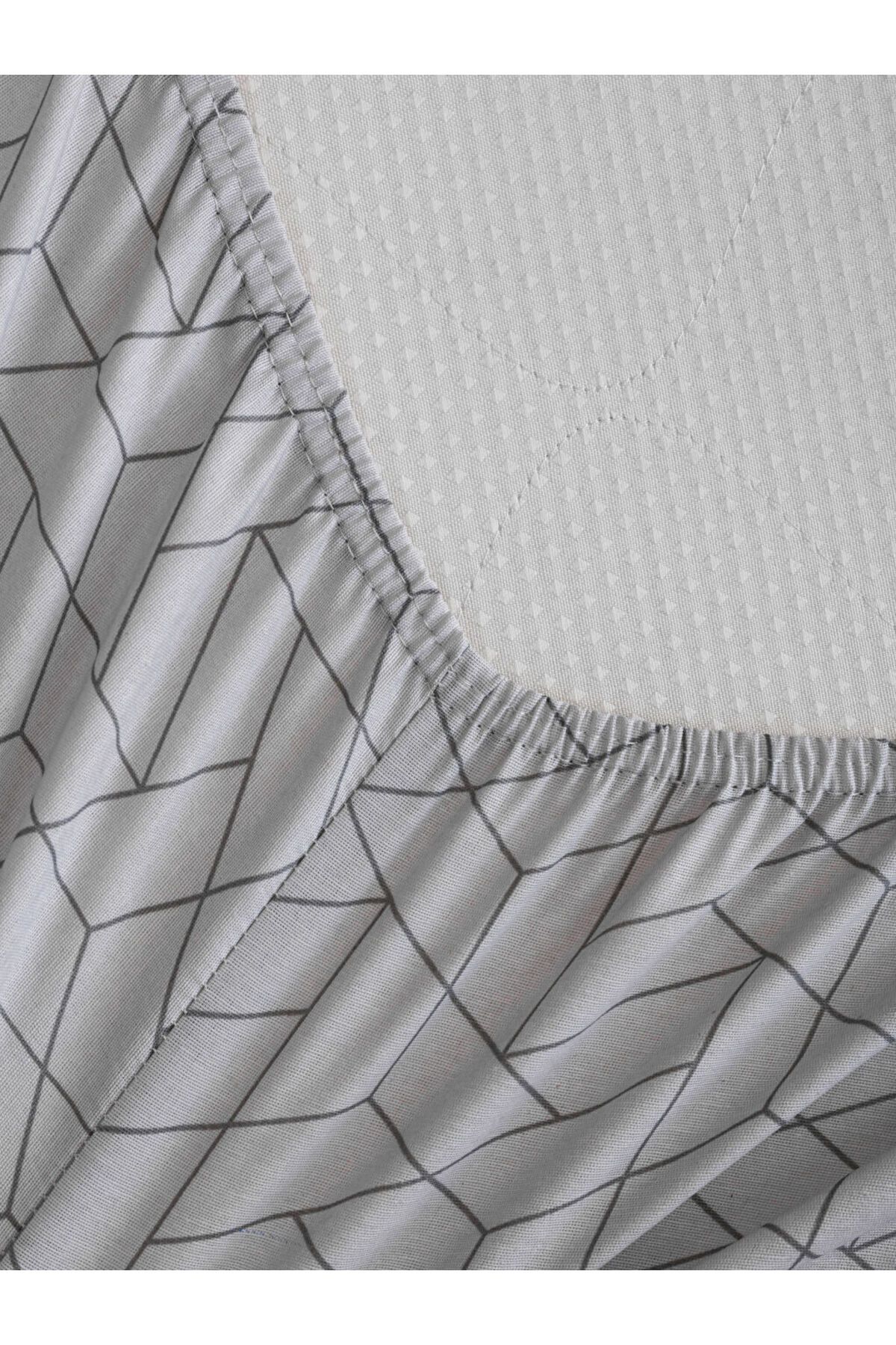 LC Waikiki-Lcw Patterned Woven Double Elastic Sheet 160X200X30 4