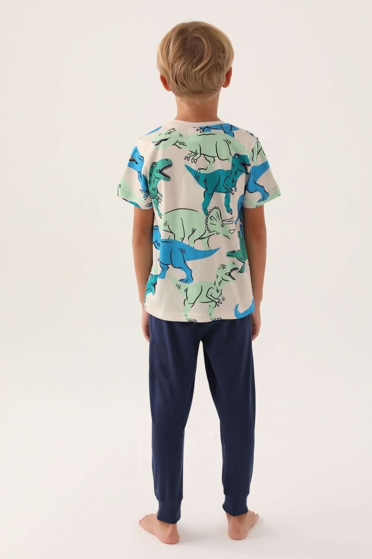 Pierre Cardin-Roly Poly 3360 Dinosaur Boy's Pajama Set 5