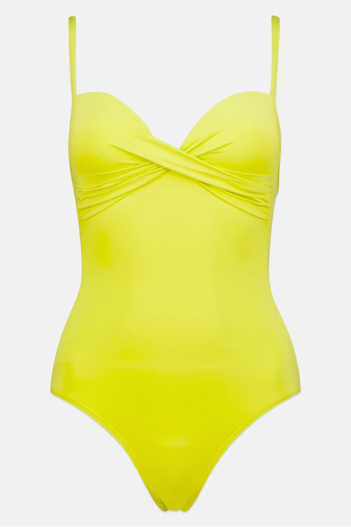 Vince Camuto-Women Swimwear Plain One Piece, Lime 1