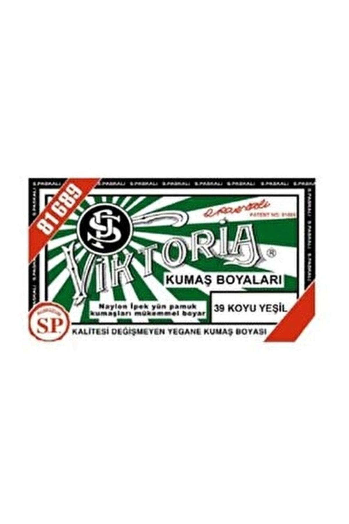 Viktoria Boya Viktoria Kumaş Boyası - 39 Koyu Yeşil