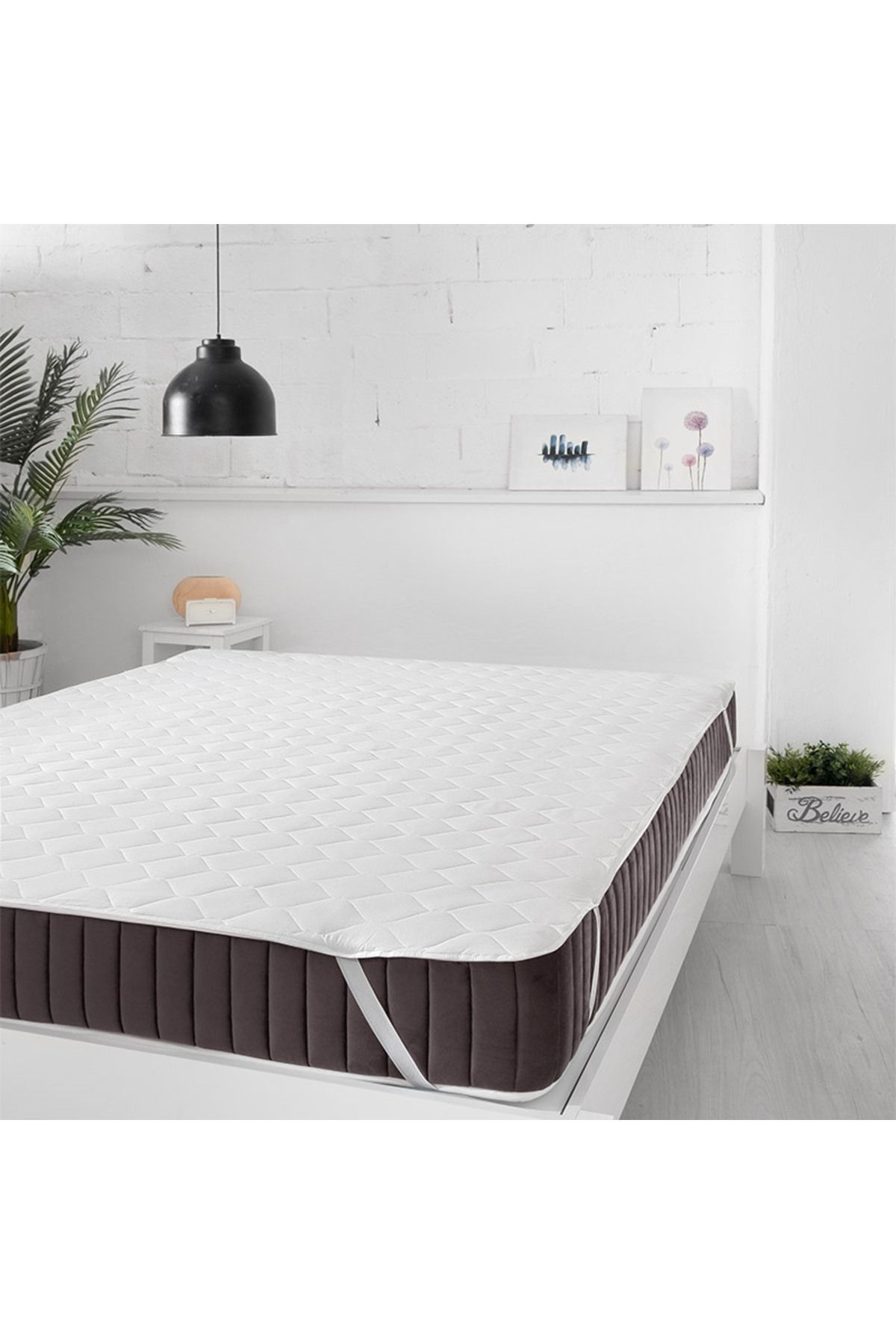 Komfort Home-Ватиран ъглов еластичен, устойчив на течности протектор за матрак - всички размери 2