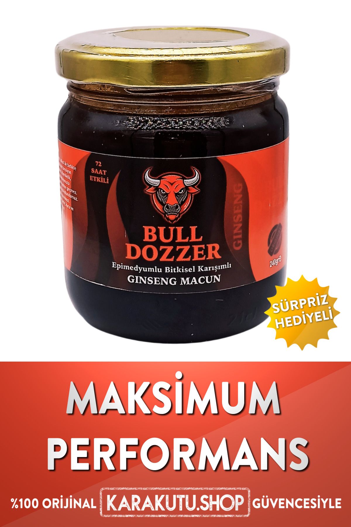 GOLD Q7 Kuvvet Macun Bitkisel Macunu Atom Ginseng Enerji Macun