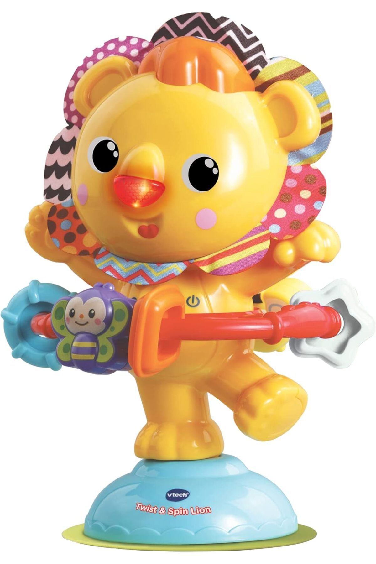 salesalbutik 528003 Baby Twist & Spin Lion, oyuncak aslan, çok renkli, 20,5 x 12,5 x 12,5 cm