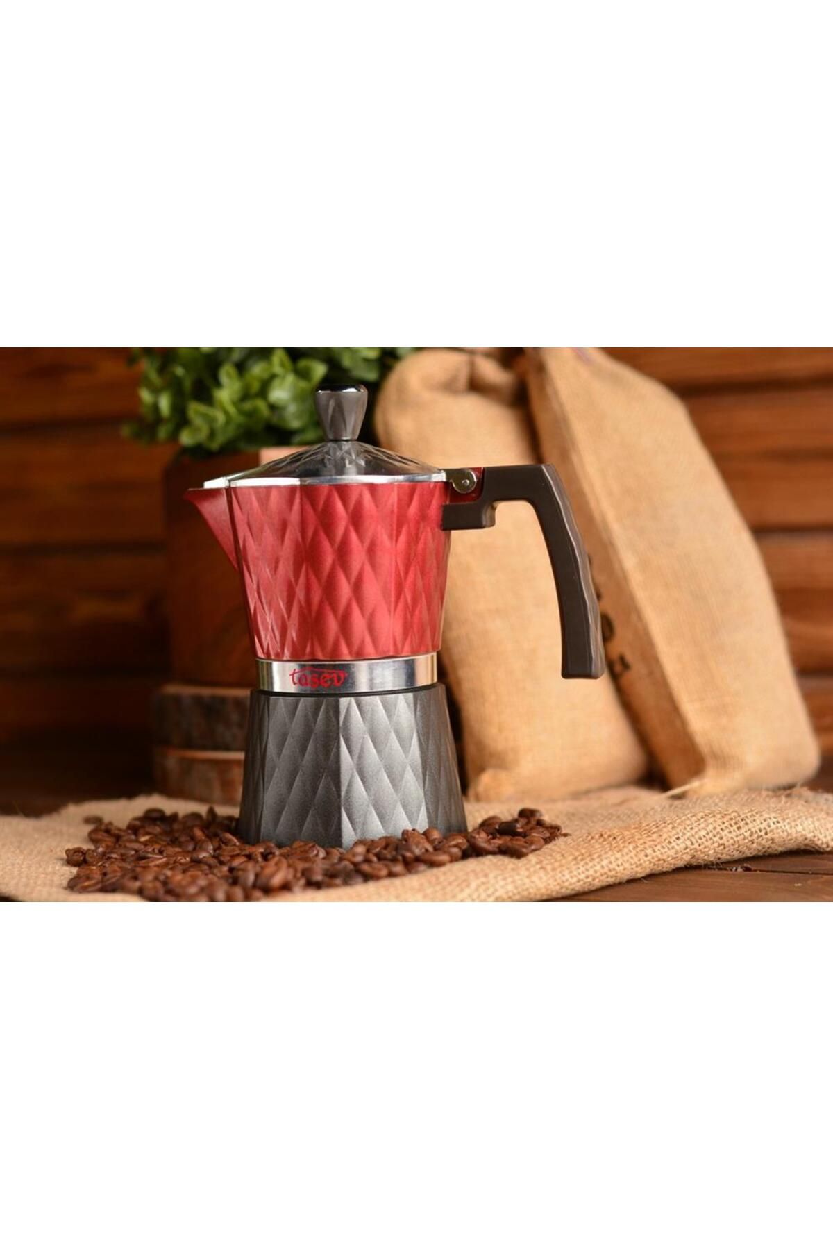 Bambum Taşev Tt1204 Diamante Moka Pot 3 Fincan (ALÜMİNYUM)