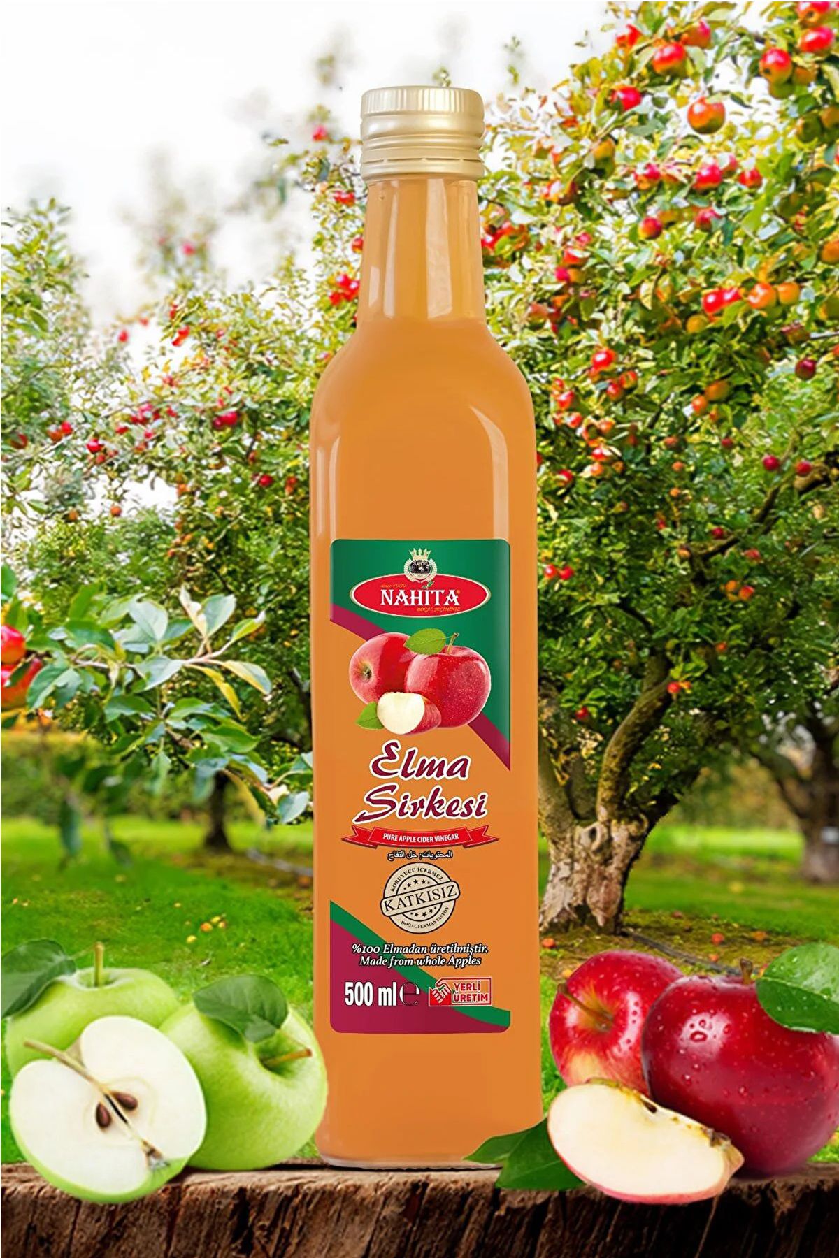 Angoravi Elma Sirkesi % 100 doğal Katkısız 500 ml