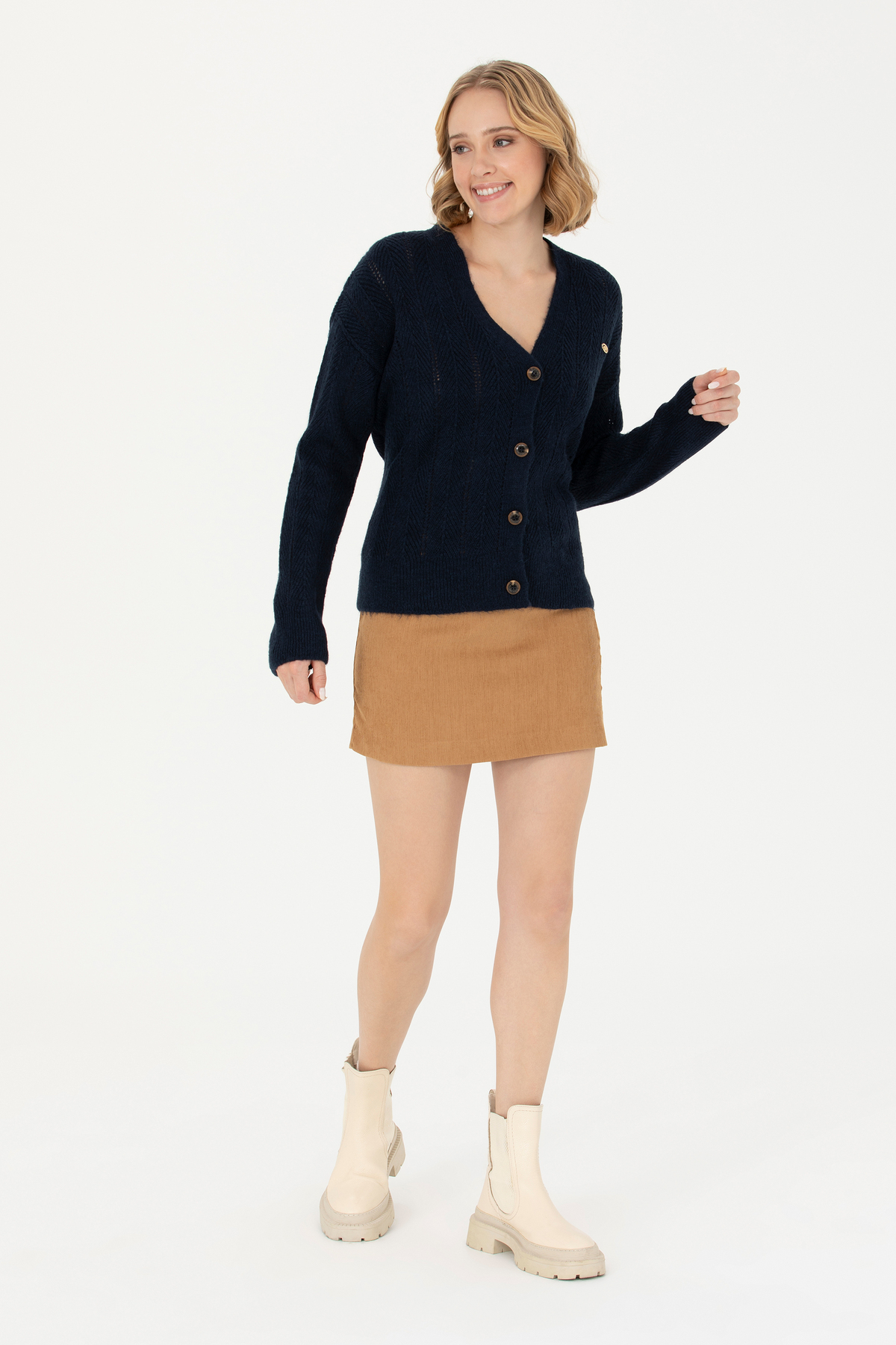 دامن زنانه کمل بافت U.S. Polo Assn. — 3