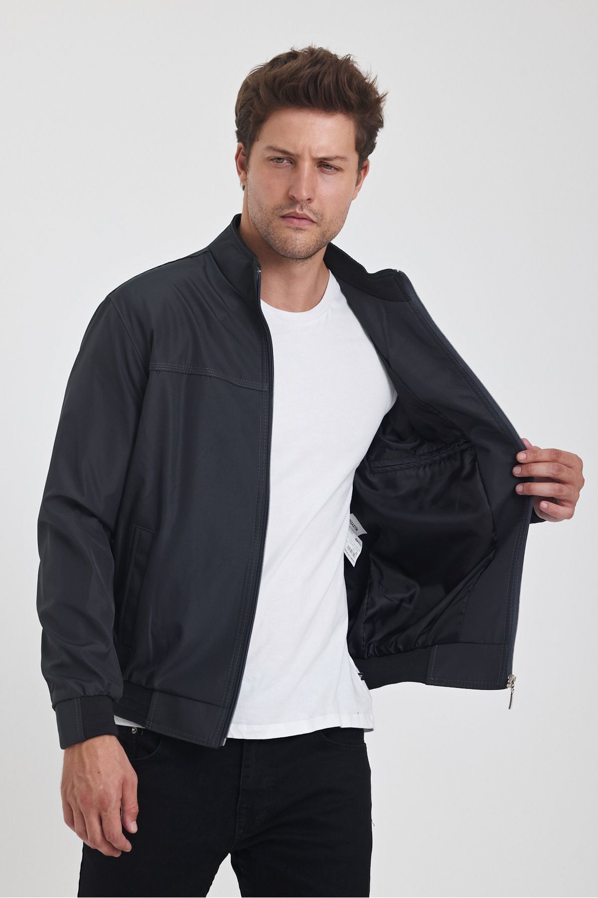 TREND KOMBİN-Men's Smoked Seasonal Coat 2