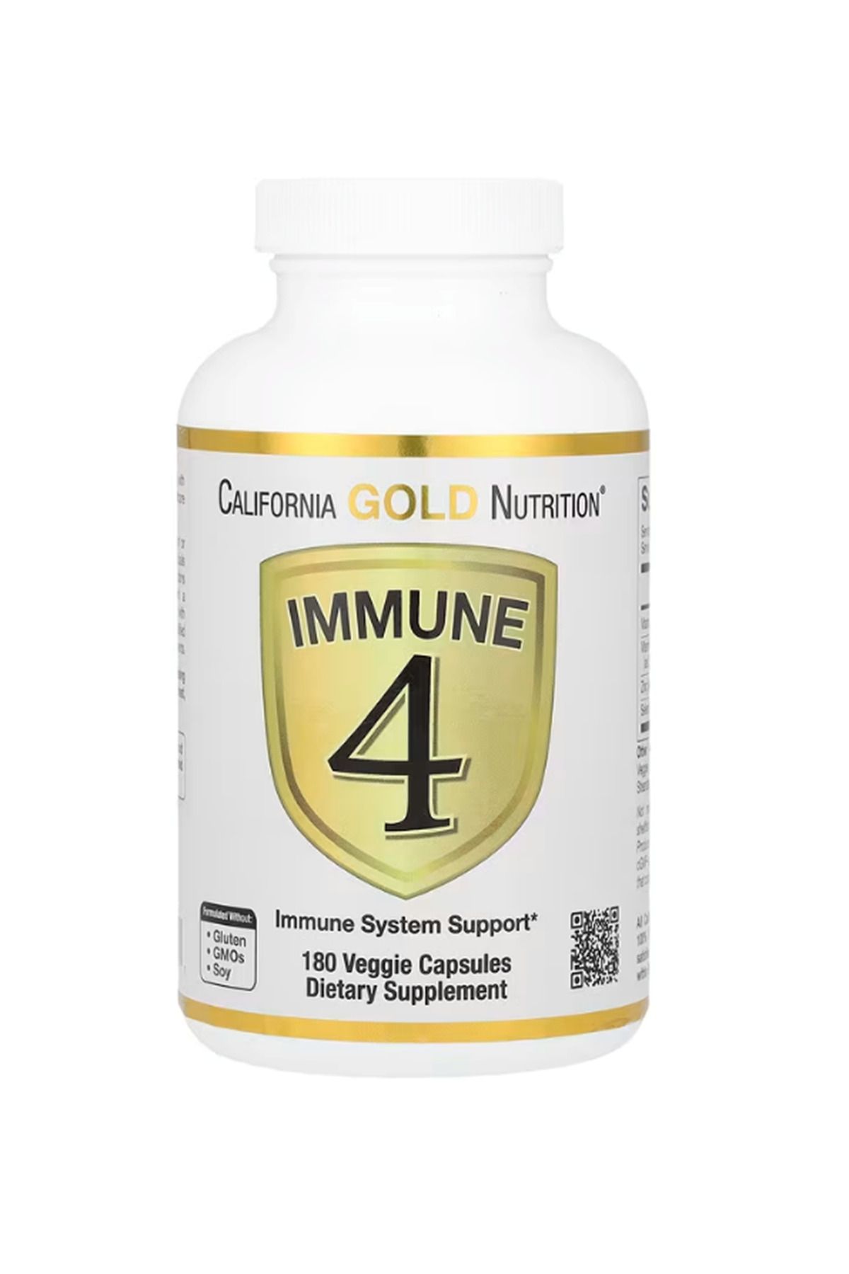 California Gold Nutrition Immune 4 Immune System Support 180 Veggie Capsul. Usa Menşei.OZELSPORCUGIDALARIN'DAN 3636