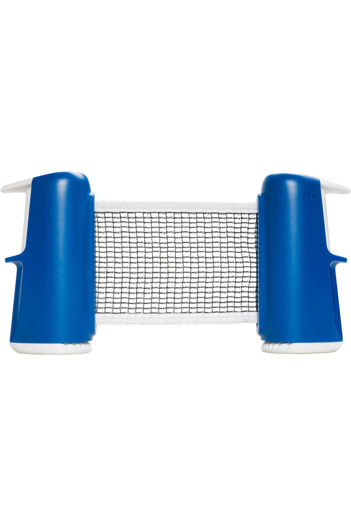 ست پینگ پنگ مشکی مجموعه تنیس روی میز فایل اندازه کوچک 2 راکت بالا Rollnet Decathlon