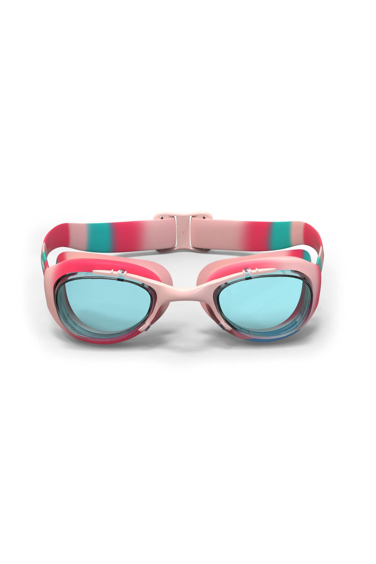Decathlon-Pink/Blue Kids Swimming Goggles - Transparent Glasses - Xbase 2