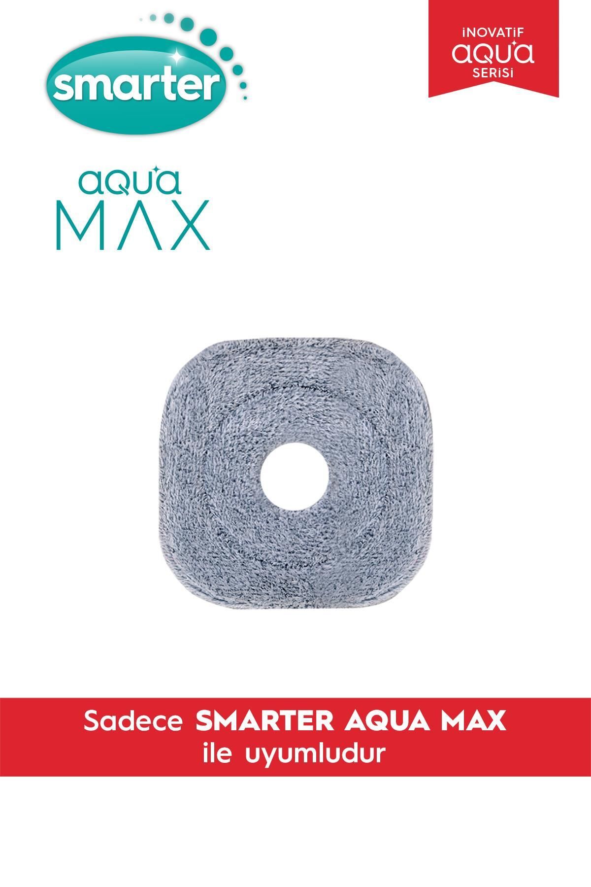 Aqua Max Yedek Temiz & Kirli Suyu Ayırma Özelliği Çift Kova Otomatik Temizlik Seti Mop Paspa