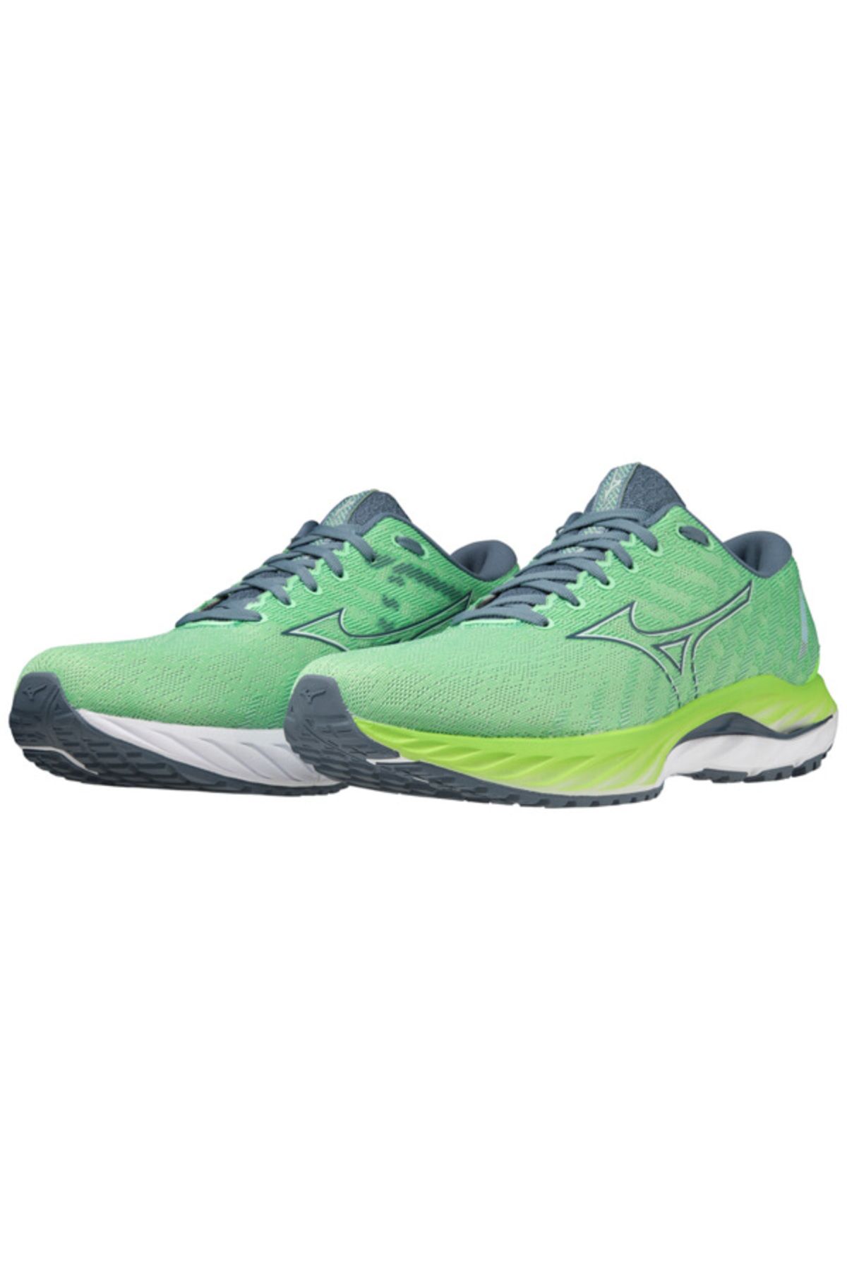 کفش دو و تمرین سبز مردانه موج الهام بخش 19 رانینگ Mizuno
