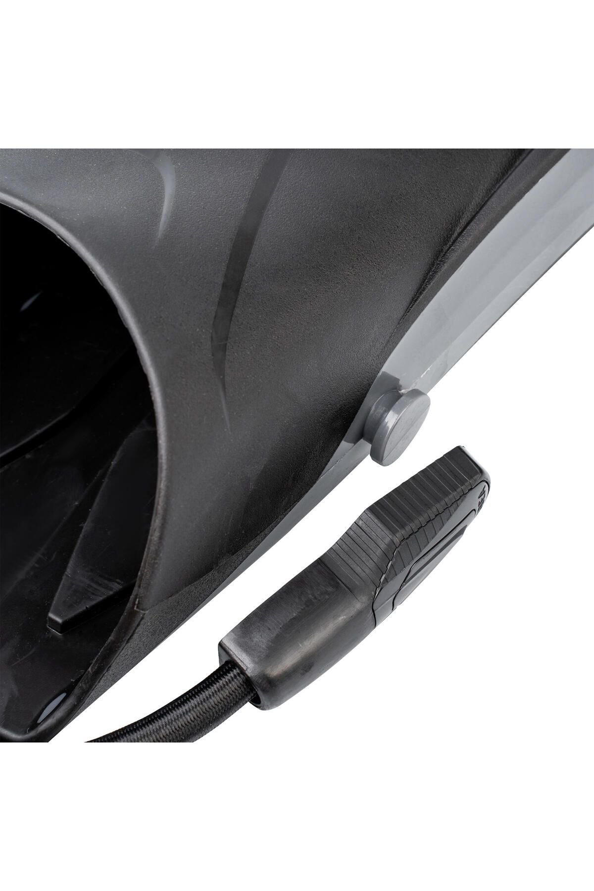 فین و پوتین مشکی مردانه زنانه پالت شیرجه خاکستری OH 500 Power Decathlon