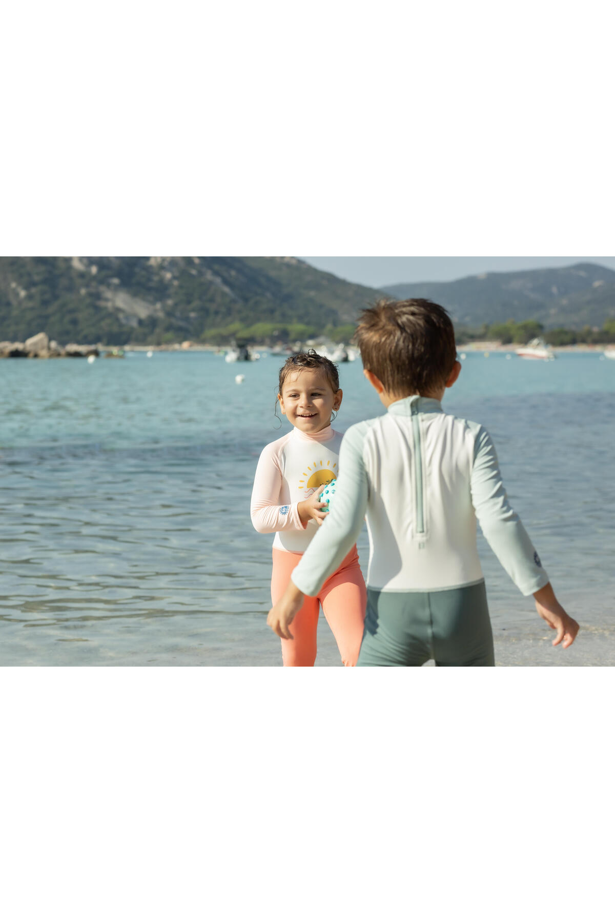 Decathlon Nabaiji Bebek / Çocuk UV Korumalı Uzun Kollu Wetsuit - Baskılı / Mavi fotoğrafı 7 (önizleme)