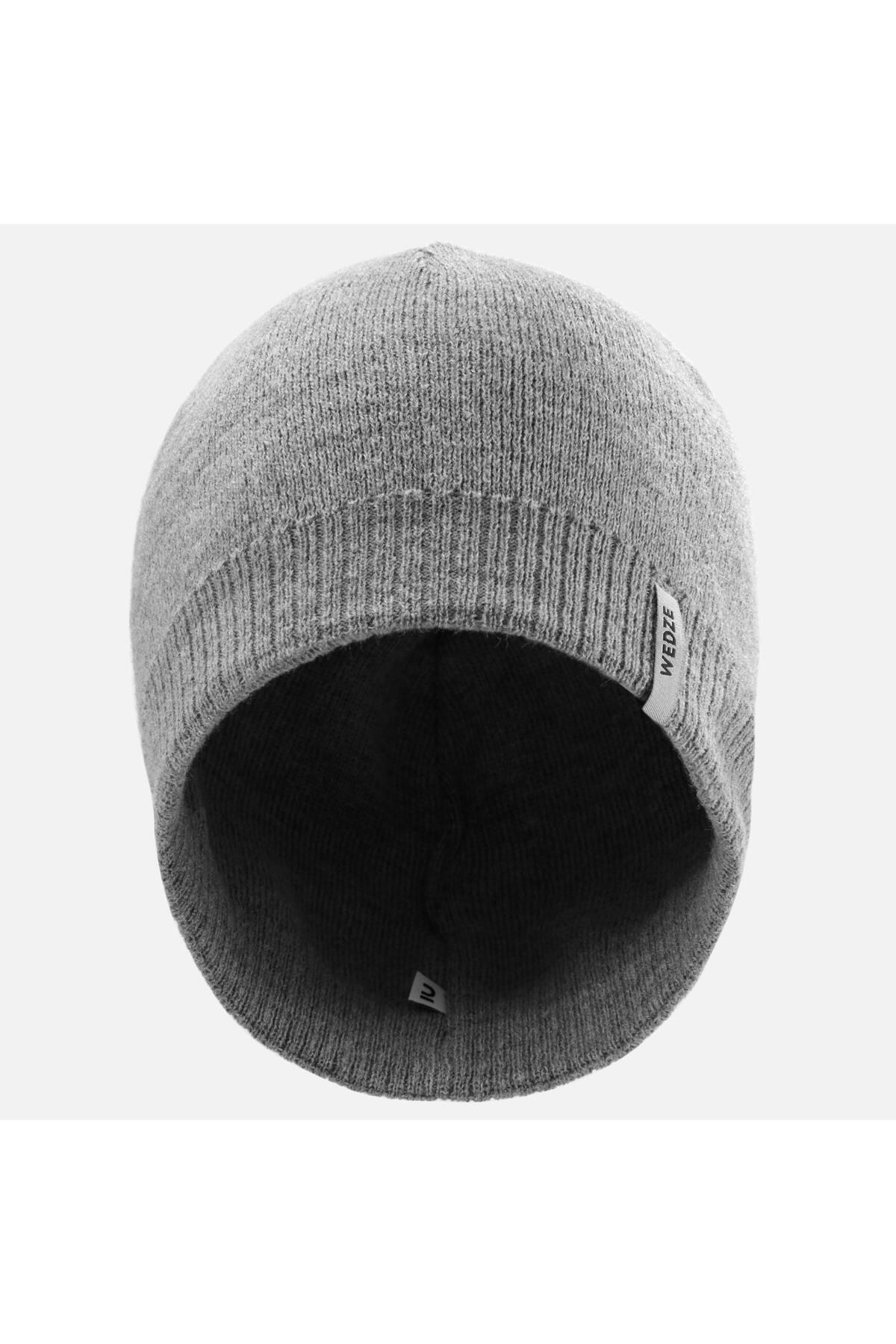 Decathlon-Adult Ski Beanie - Light Gray - Simple 2