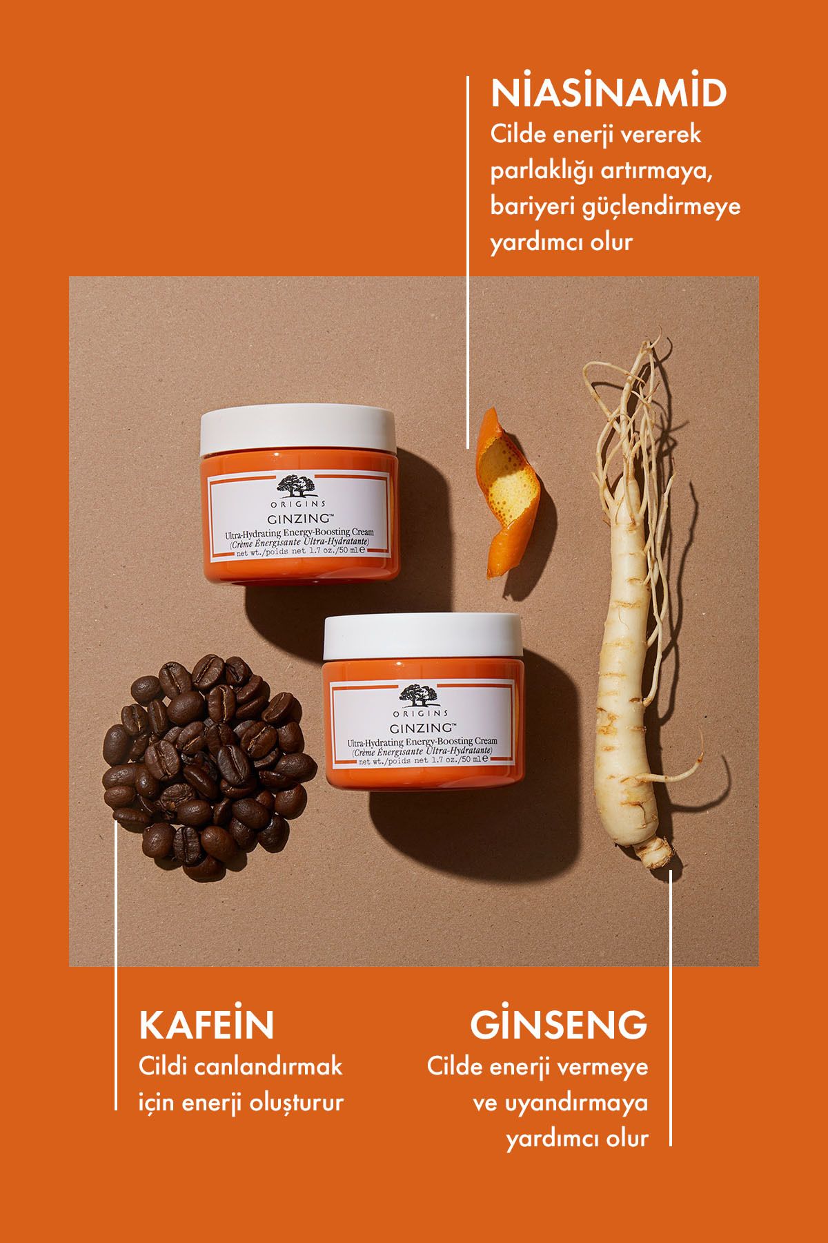 Origins Ginzing™ Olmazsa Olmazları Seti: C Vitamini Içeren Yoğun Nemlendirici 50 ml & Göz Kremi 15 ml-3