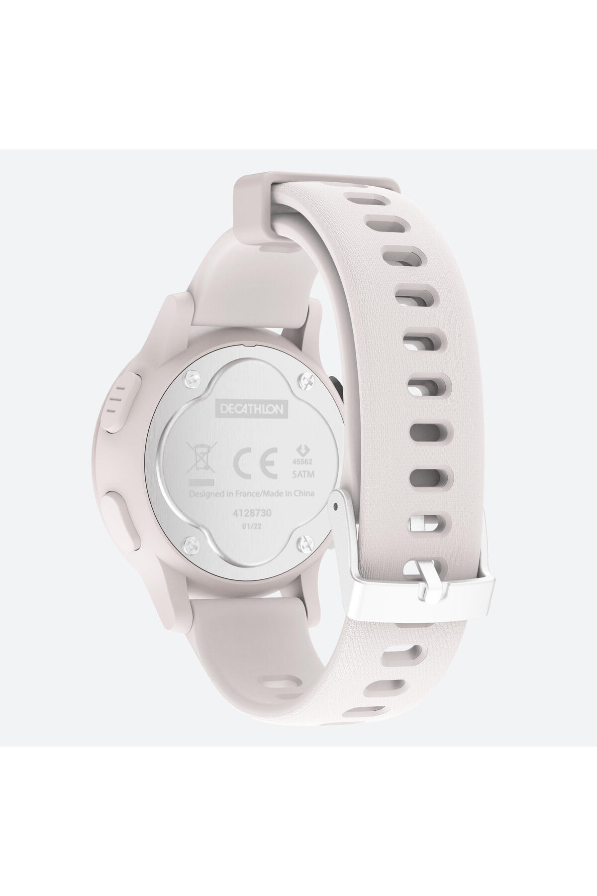 Decathlon Kronometreli Koşu Saati - Açık Pembe - W500S görsel 3