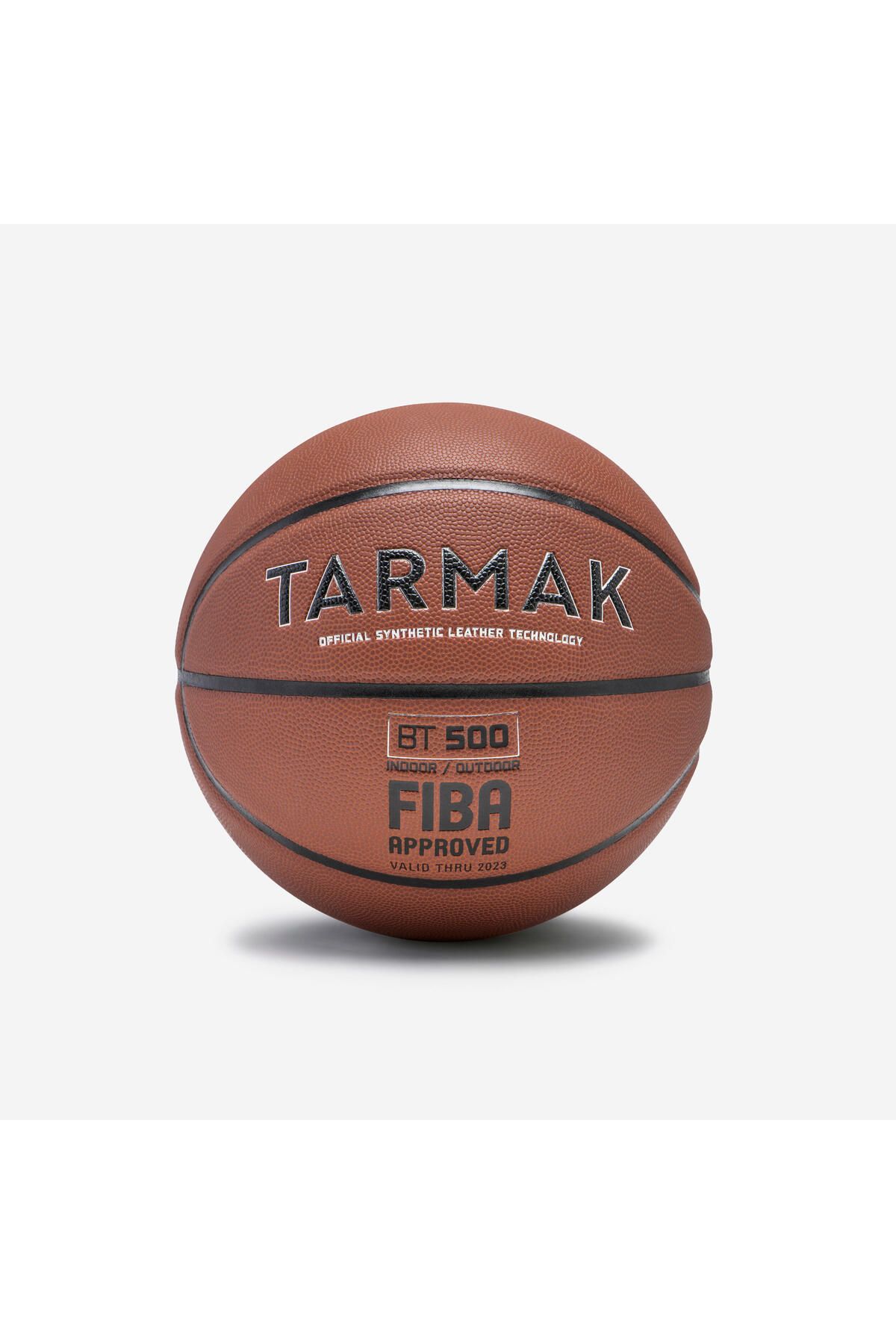 Decathlon Basketbol Topu - 7 Numara - Kahverengi - Fiba Onaylı BT500