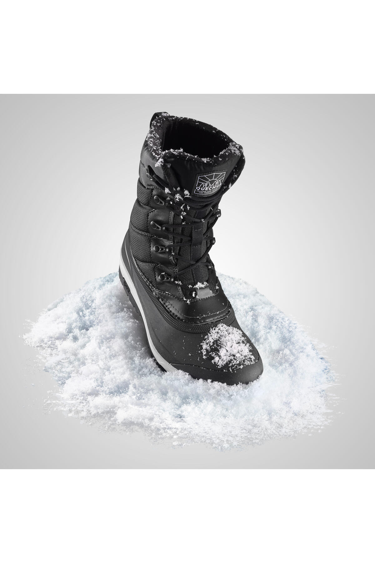 Decathlon Quechua Erkek Outdoor Kar Botu - Siyah - NH500 High görsel 6