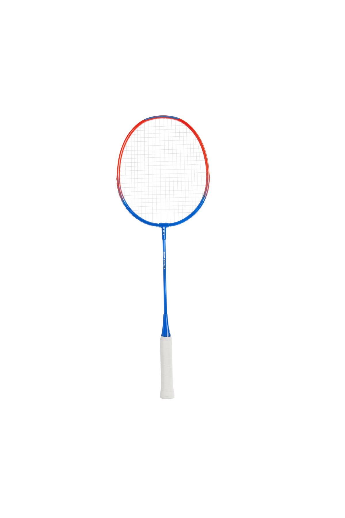 Decathlon Çocuk Badminton Raketi - 90 G - Alüminyum - Mavi/kırmızı - Br100