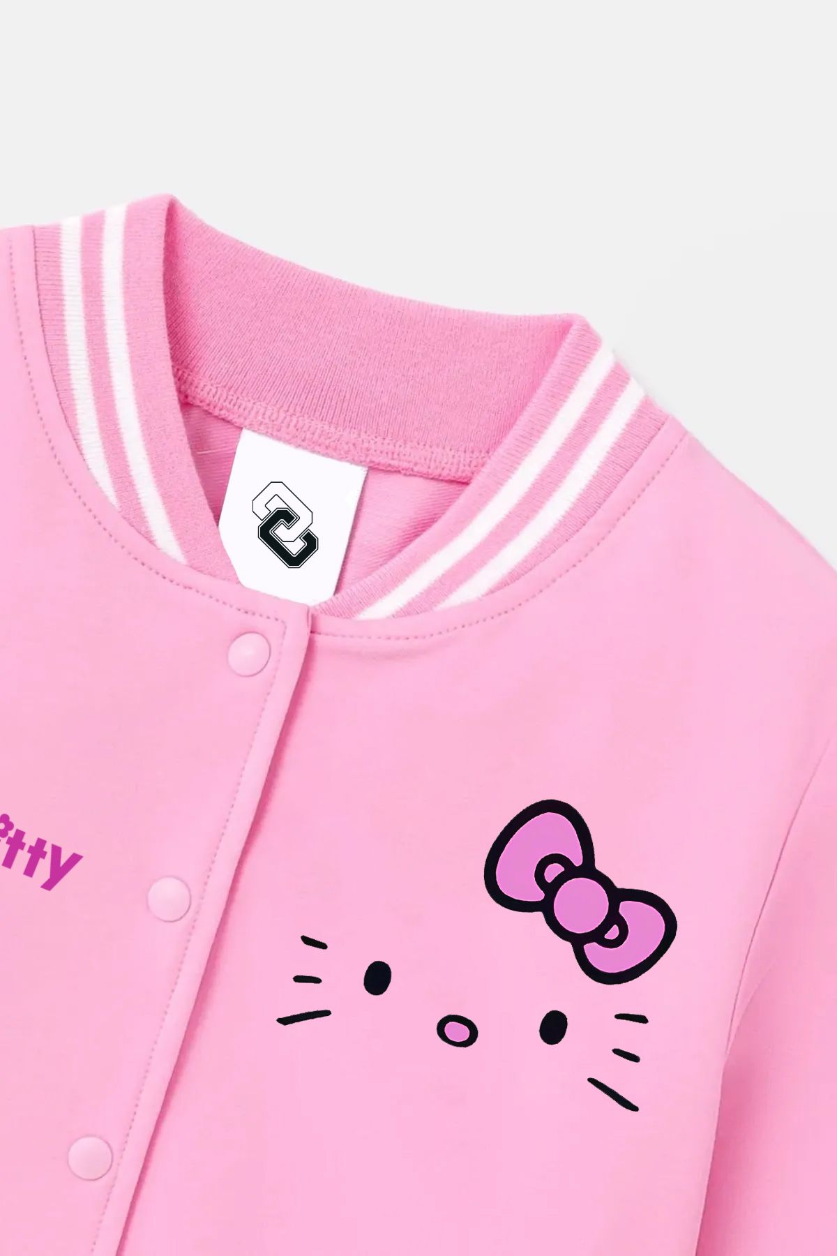COSMOS BOX-Hello Kitty Front and Back Printed Children's College Jacket 4
