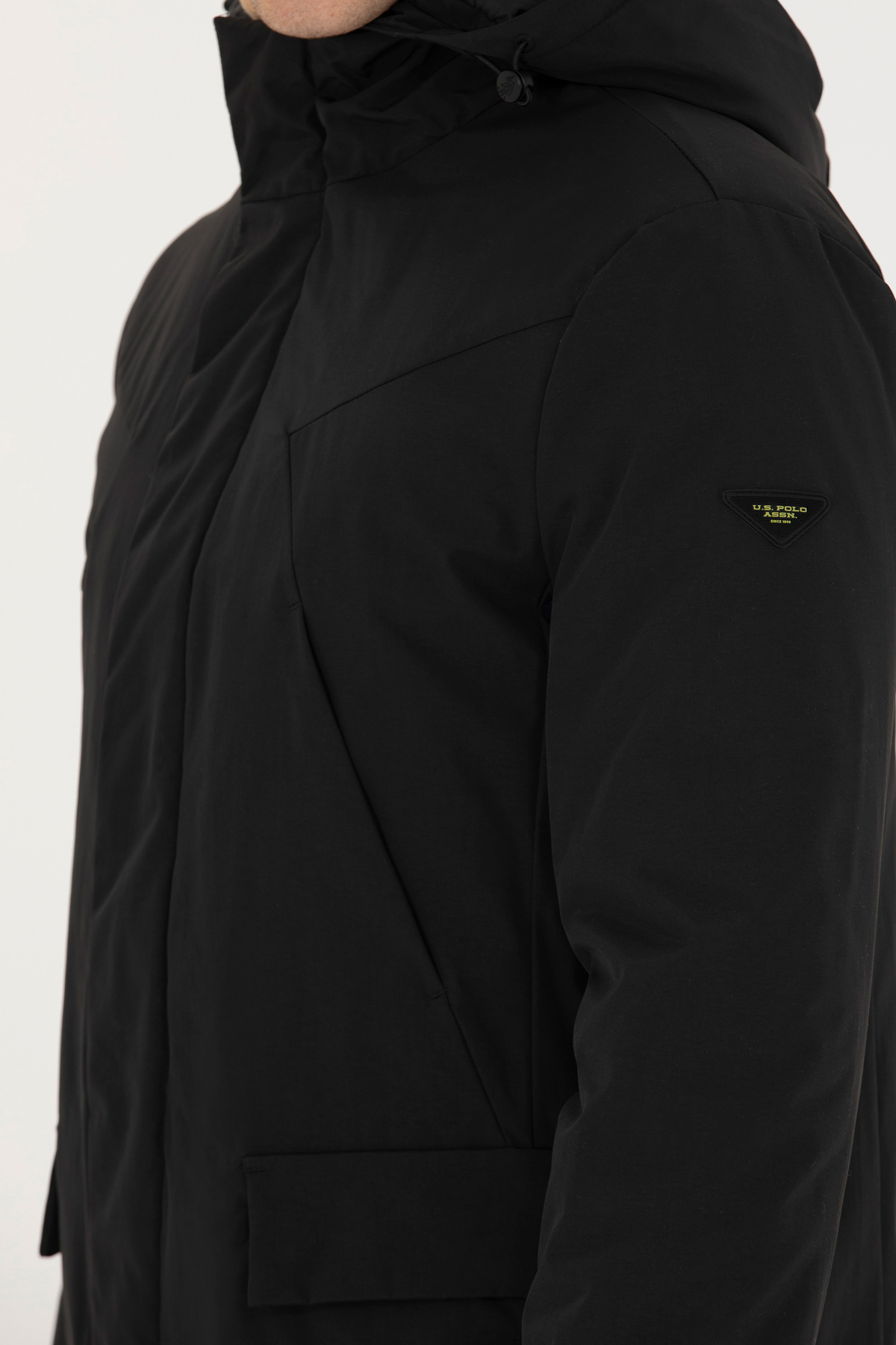 U.S. Polo Assn.  Erkek Siyah Kaban 50270657-VR046 - Görsel 7