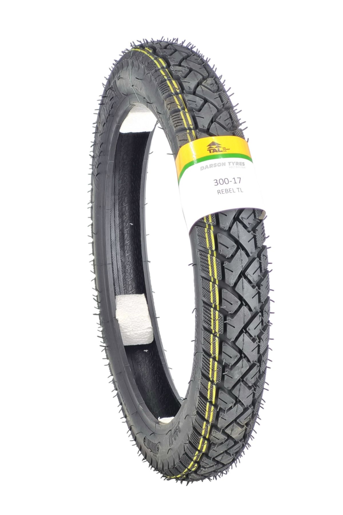 DARSON TYRES MOTOR LASTİK 300-17 TL (TUBELESS - DUBLEKS) REBEL