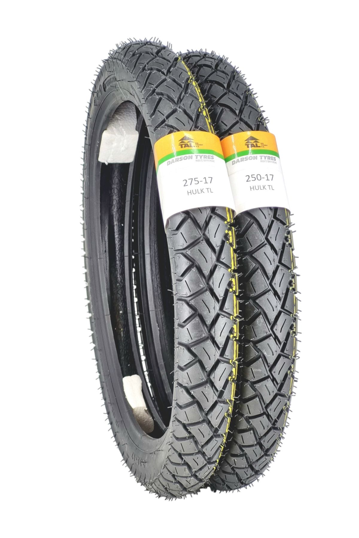 DARSON TYRES DUBLEKS CUP LASTİK TAKIMI 275-17 VE 250-17 ÖN VE ARKA HULK